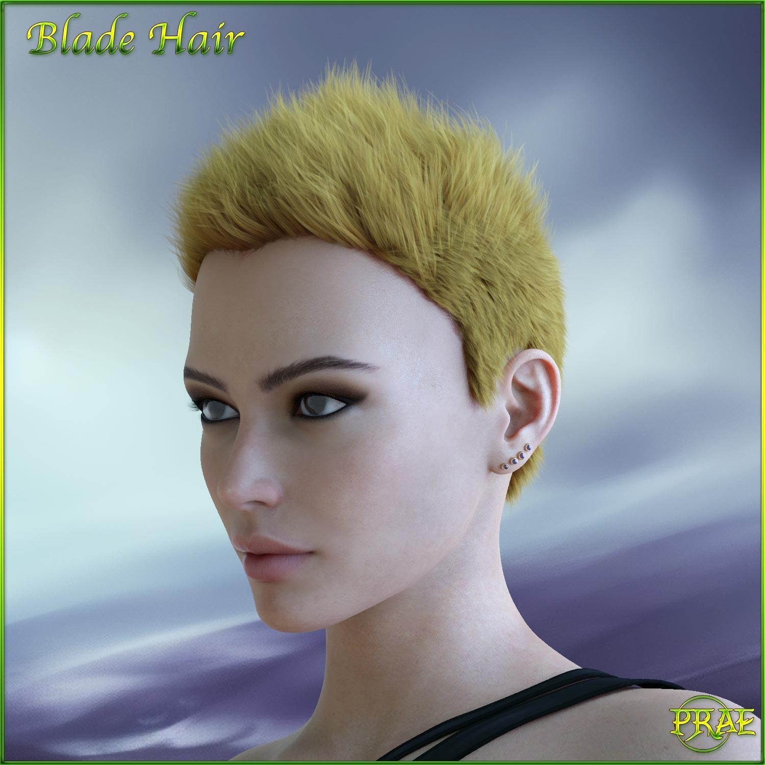 Prae-Blade Hair For G8/G9 Daz by N/A