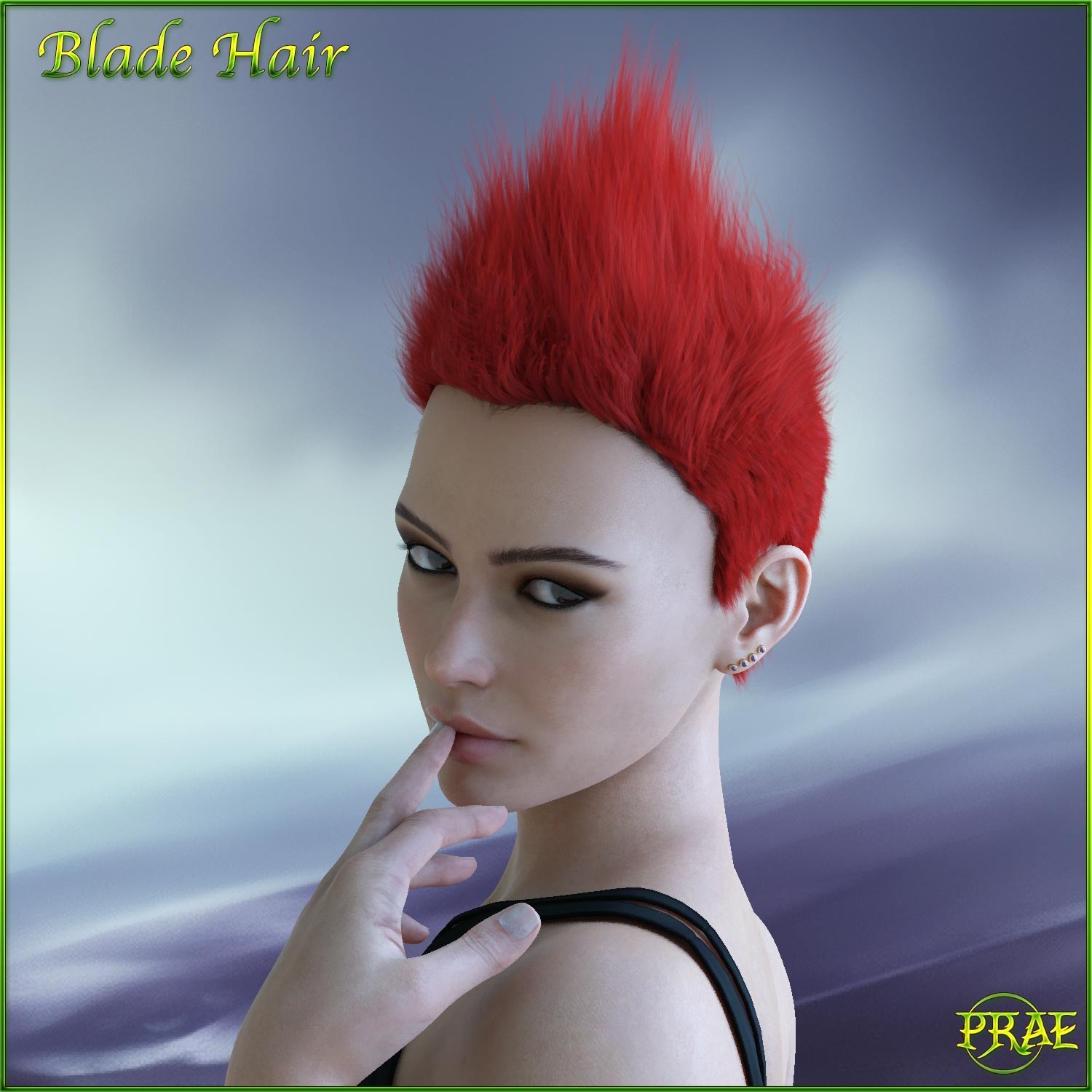 Prae-Blade Hair For G8/G9 Daz by N/A