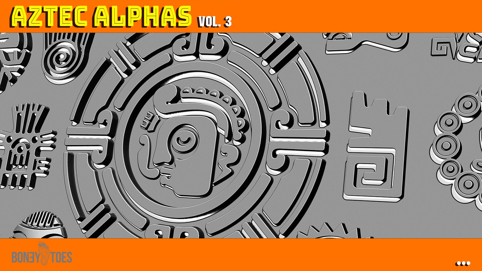 AZTEC ALPHAS BRUSHES: Volume 3 by N/A