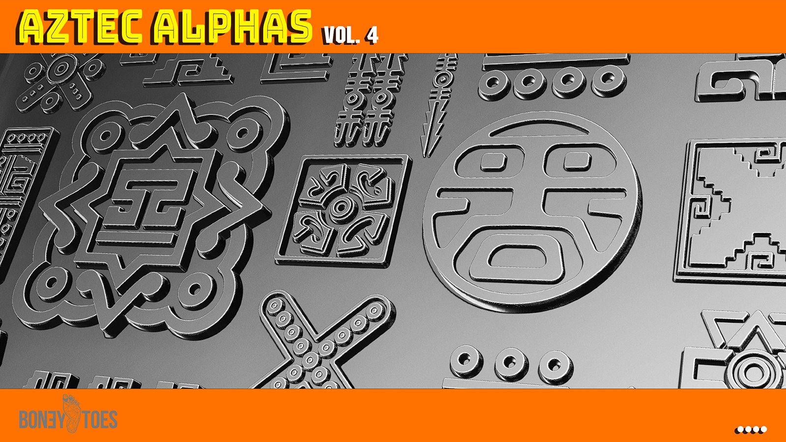 AZTEC ALPHAS BRUSHES: Volume 4 by N/A