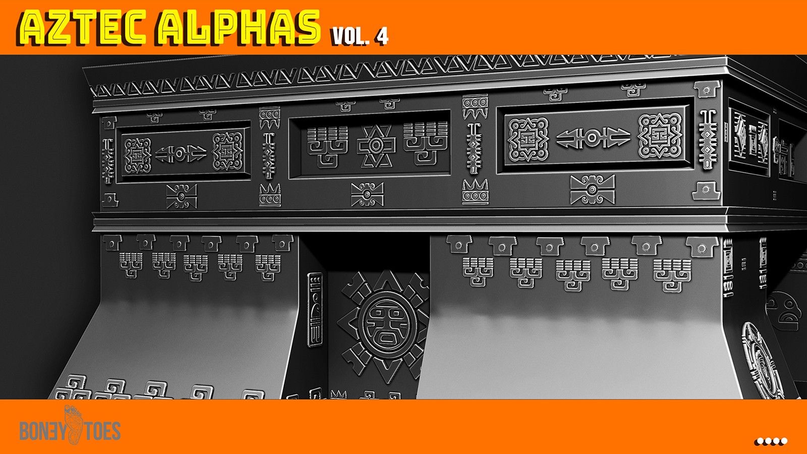 AZTEC ALPHAS BRUSHES: Volume 4 by N/A