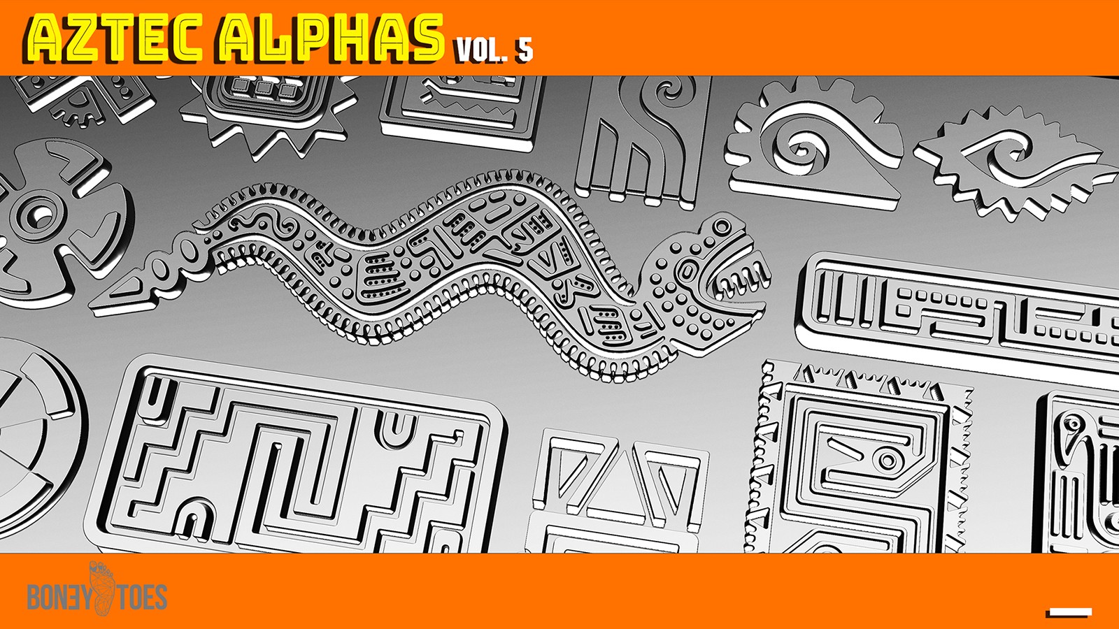 AZTEC ALPHAS BRUSHES: Volume 5 by N/A