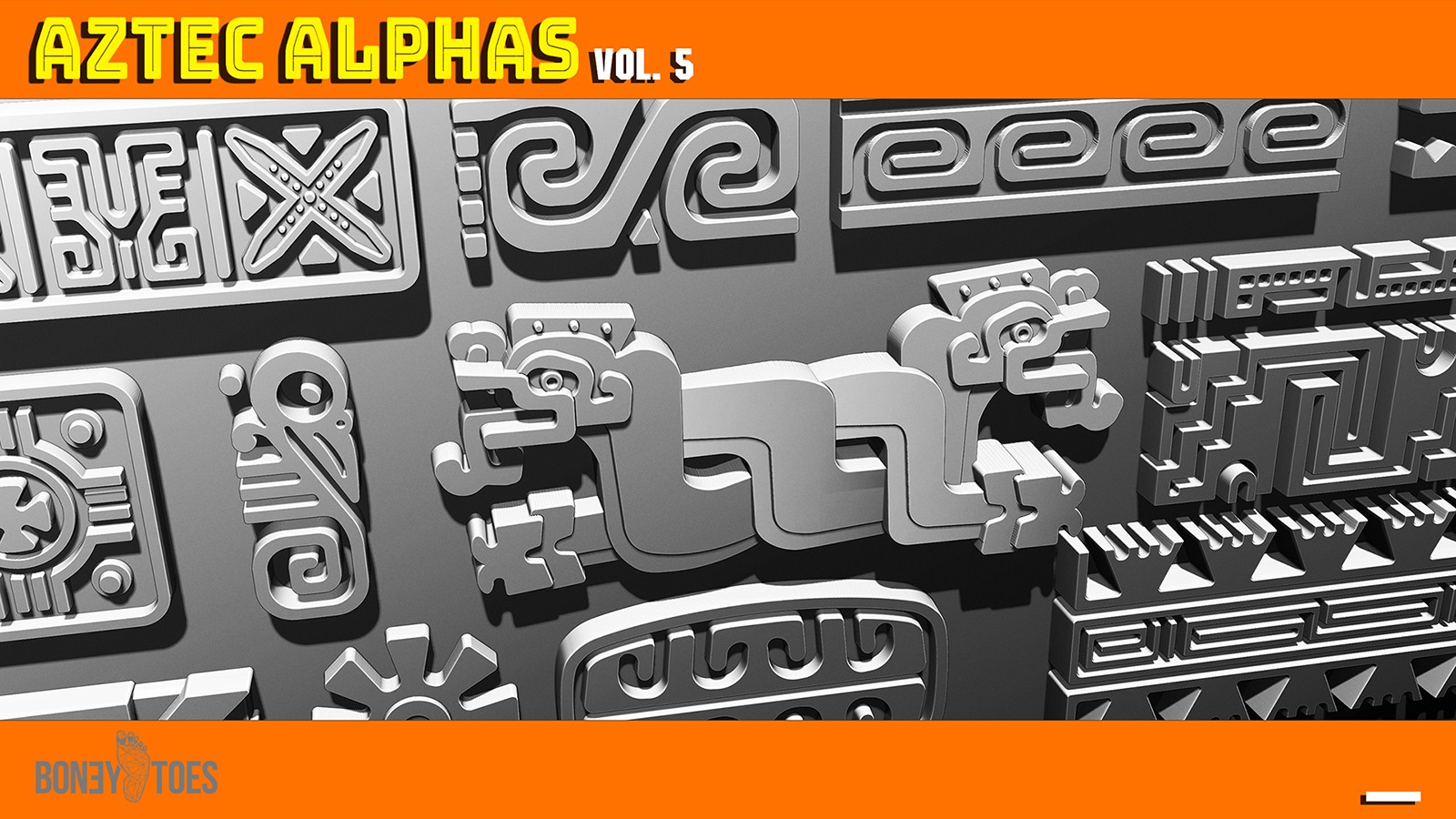 AZTEC ALPHAS BRUSHES: Volume 5 by N/A