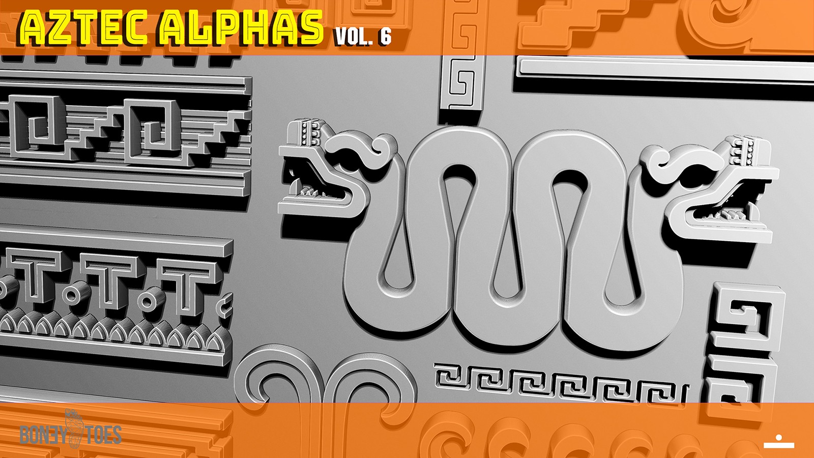 AZTEC ALPHAS BRUSHES: Volume 6 by N/A