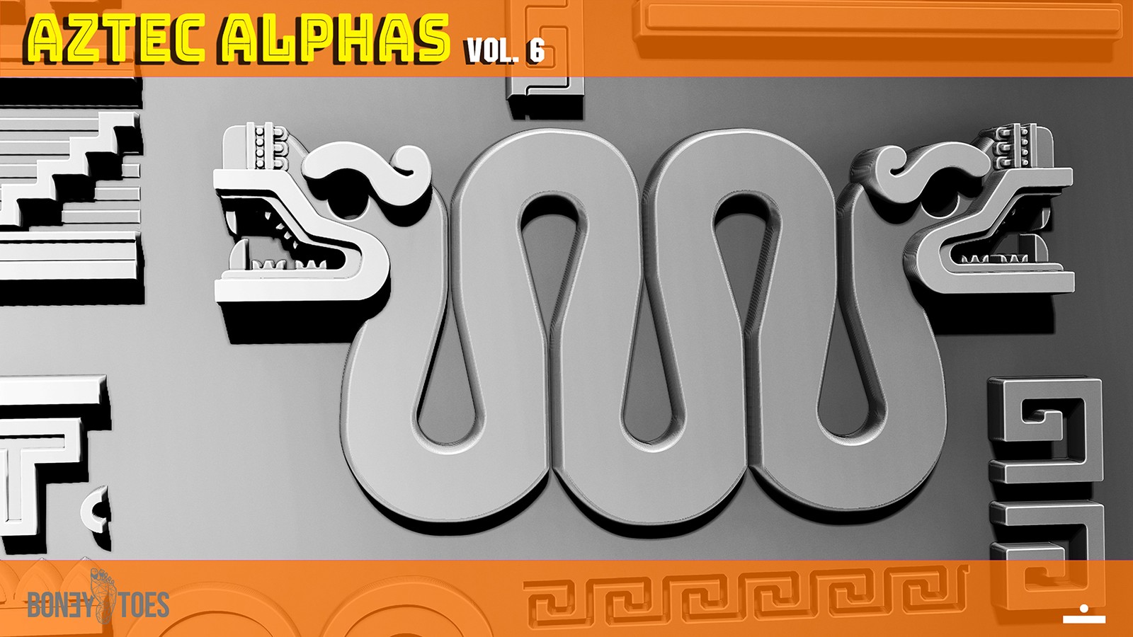 AZTEC ALPHAS BRUSHES: Volume 6 by N/A