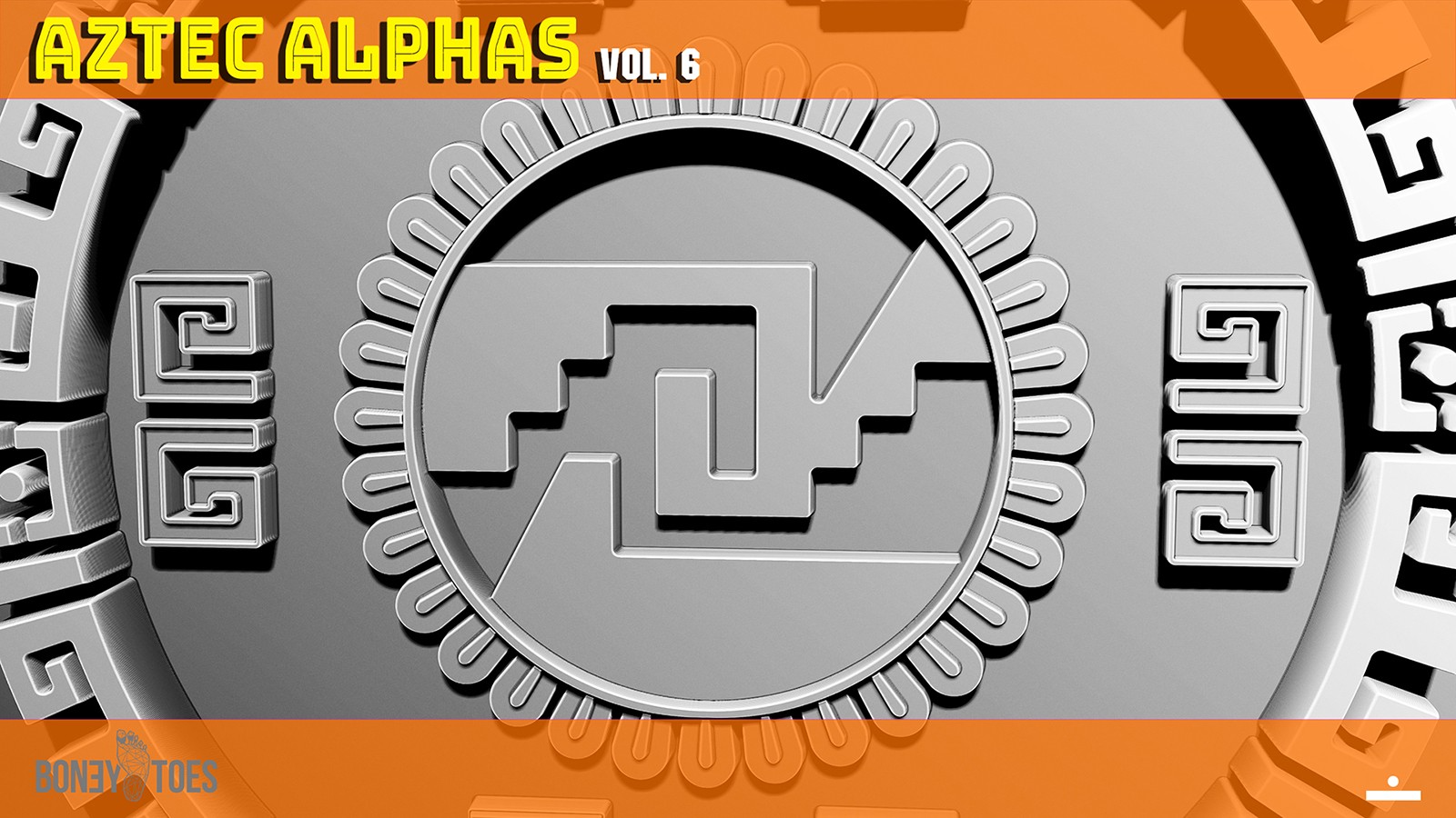 AZTEC ALPHAS BRUSHES: Volume 6 by N/A