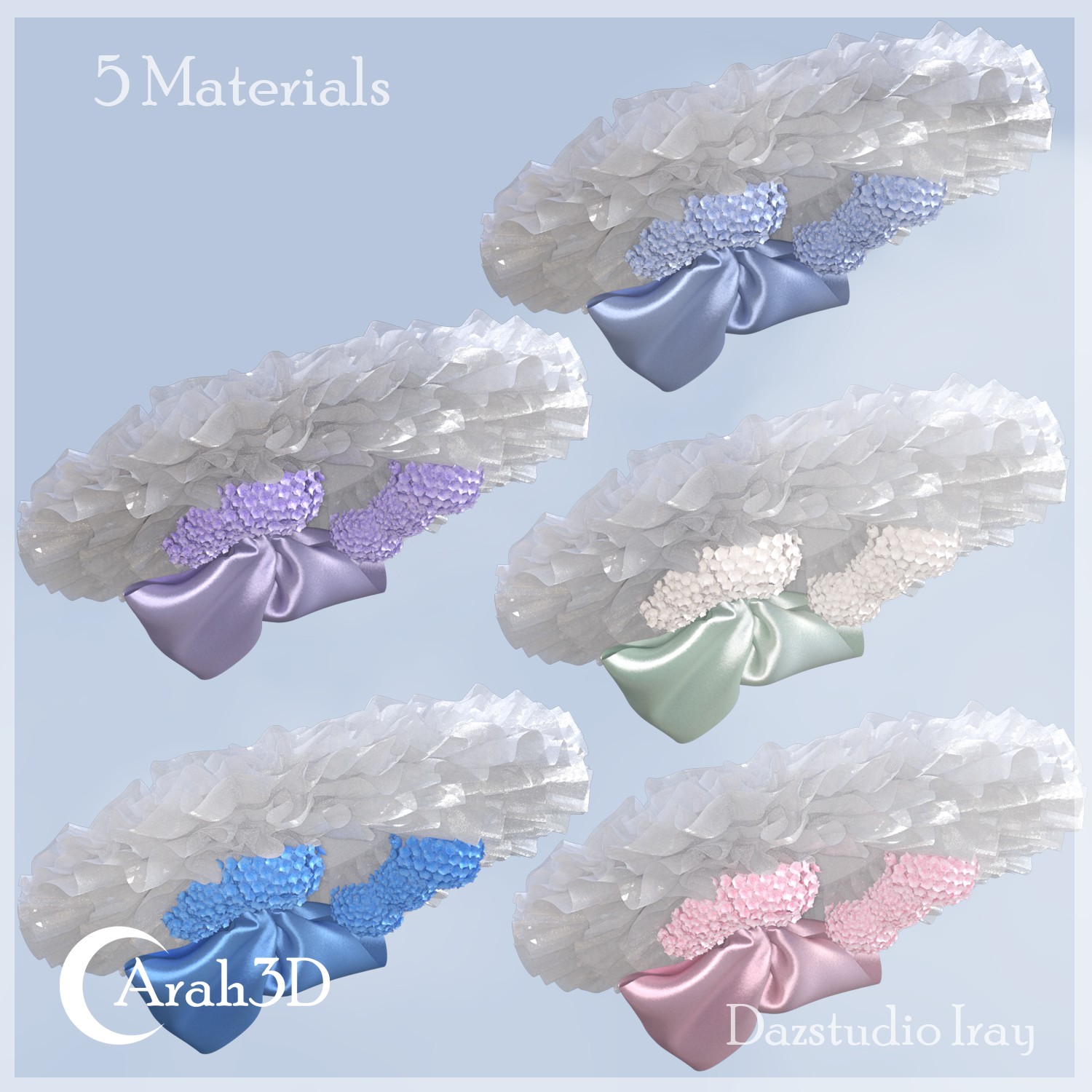 Arah3D May Hats for G8F and G9 by N/A