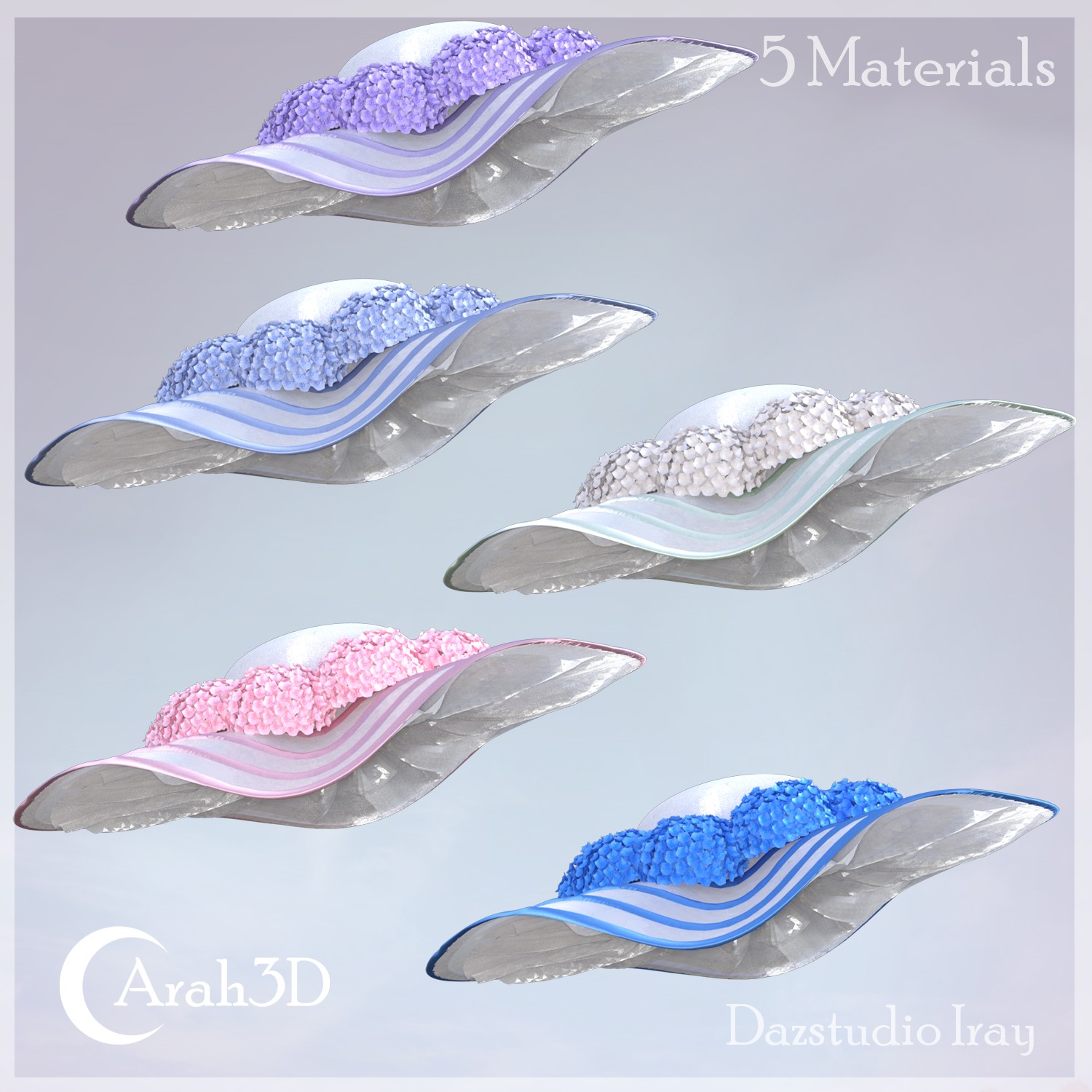 Arah3D May Hats for G8F and G9 by N/A