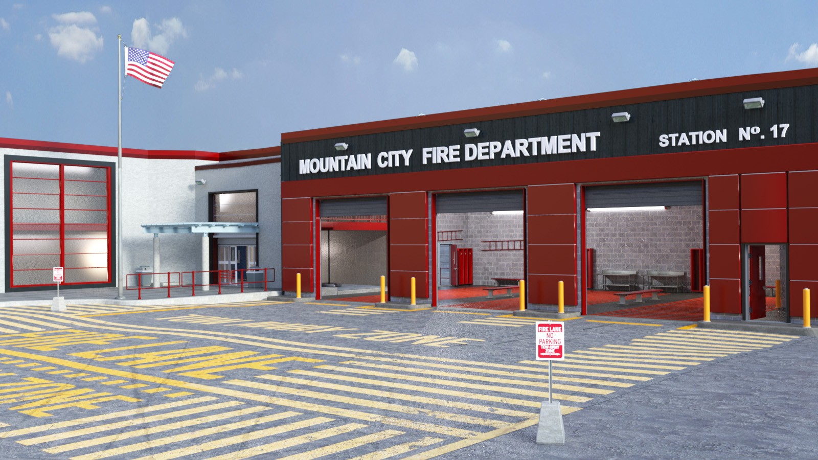 1stBastion FireHouse Station by N/A