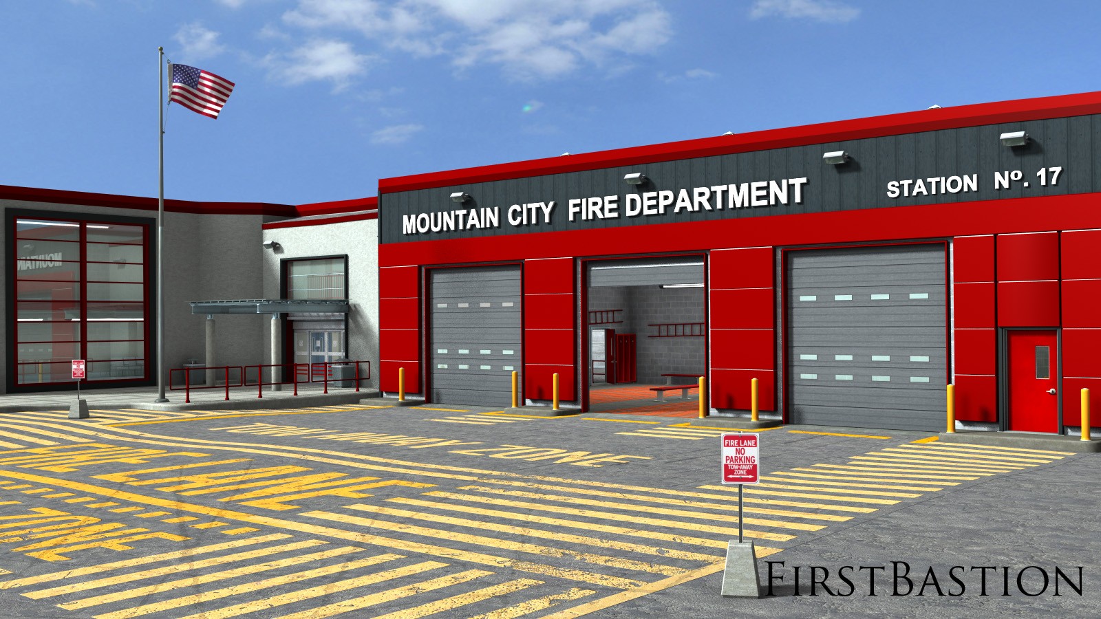 1stBastion FireHouse Station by N/A
