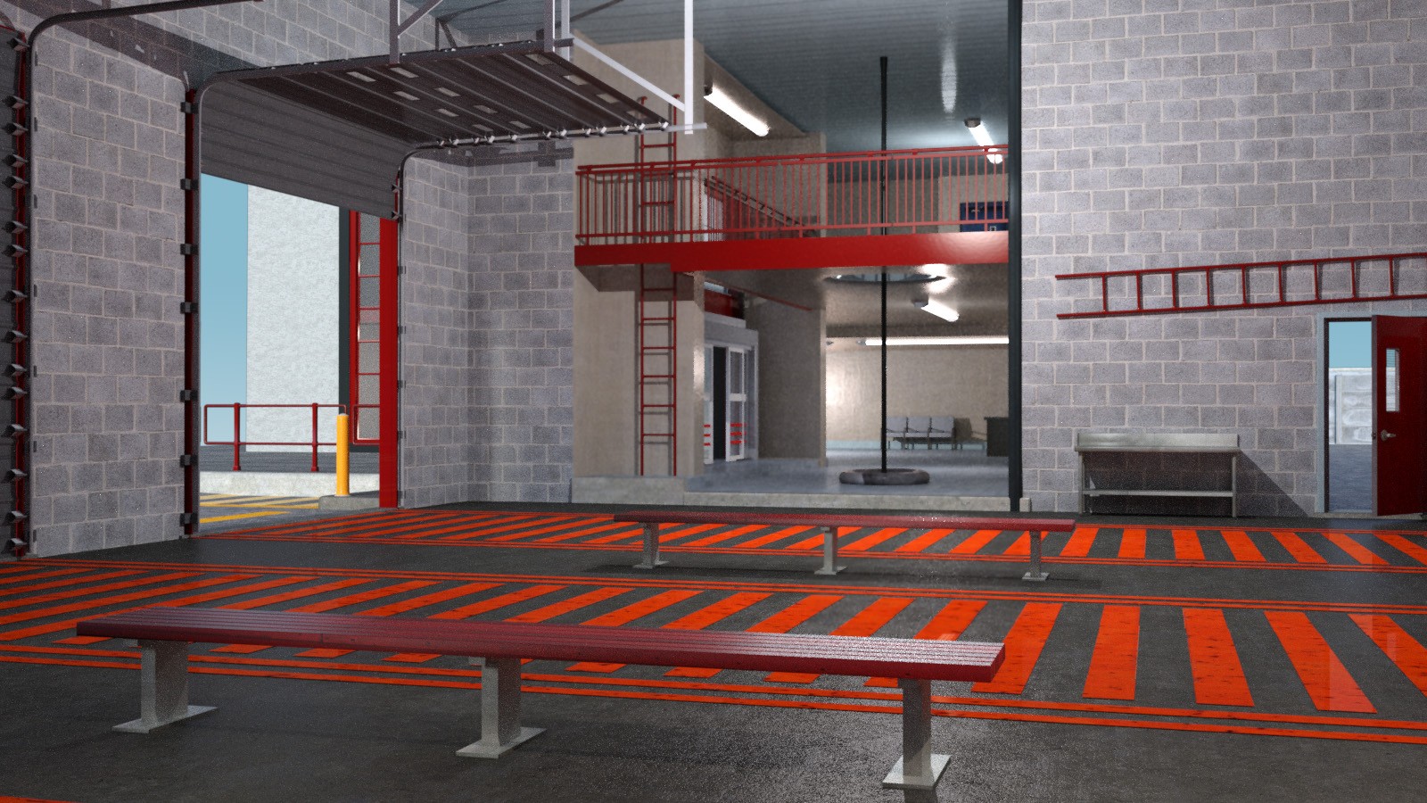 1stBastion FireHouse Station by N/A