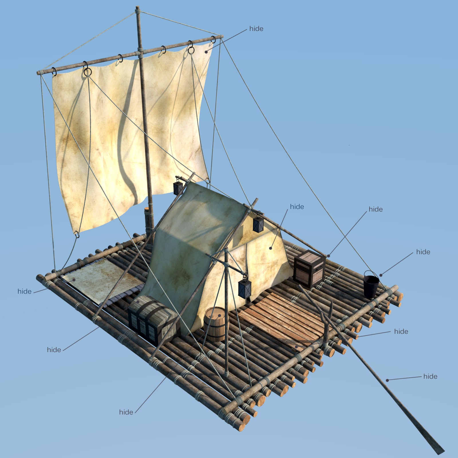 Raft of Dreams for Daz Studio by N/A