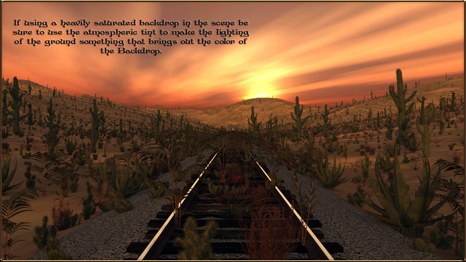 Steam Train Desert by N/A
