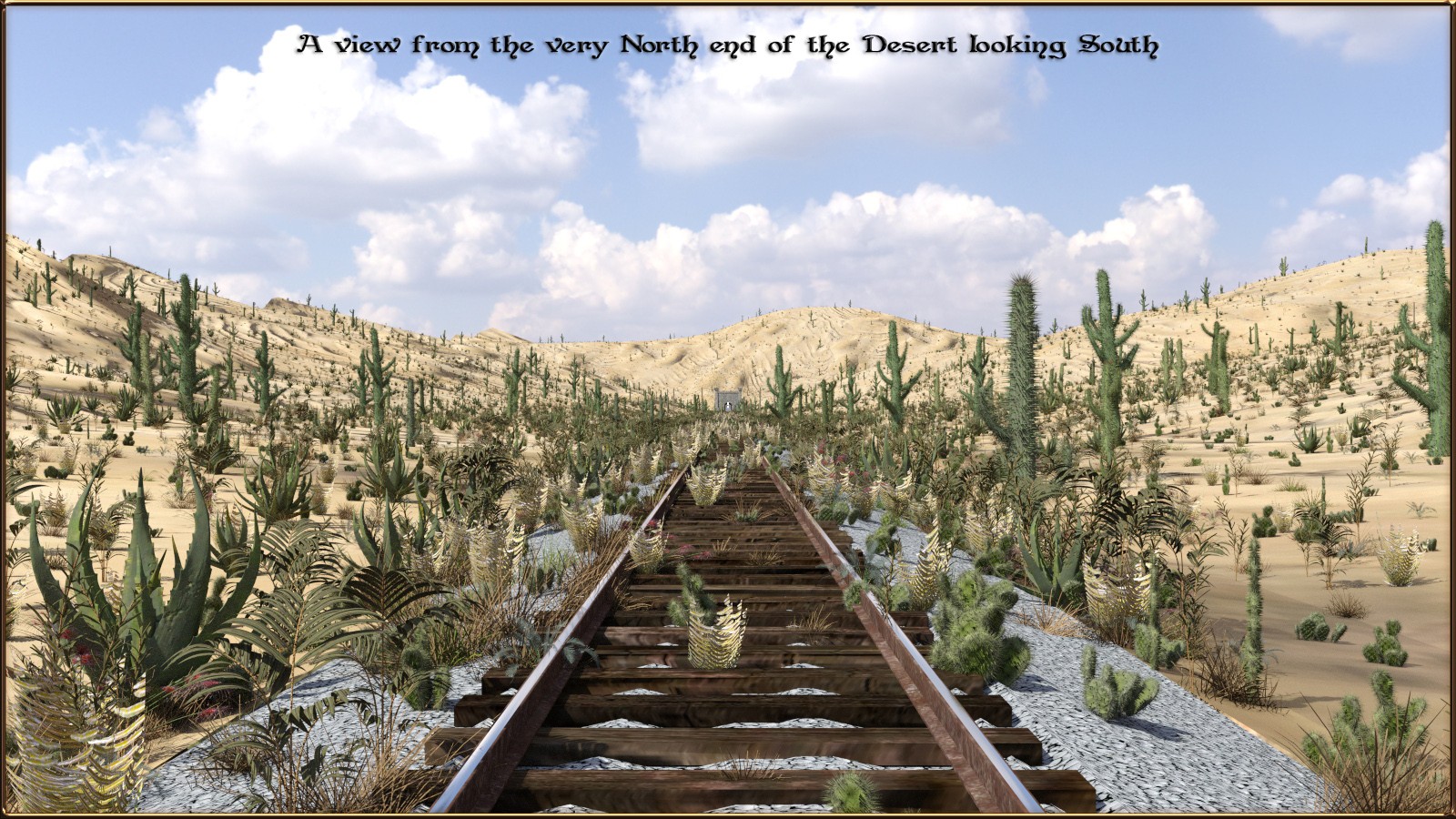 Steam Train Desert by N/A
