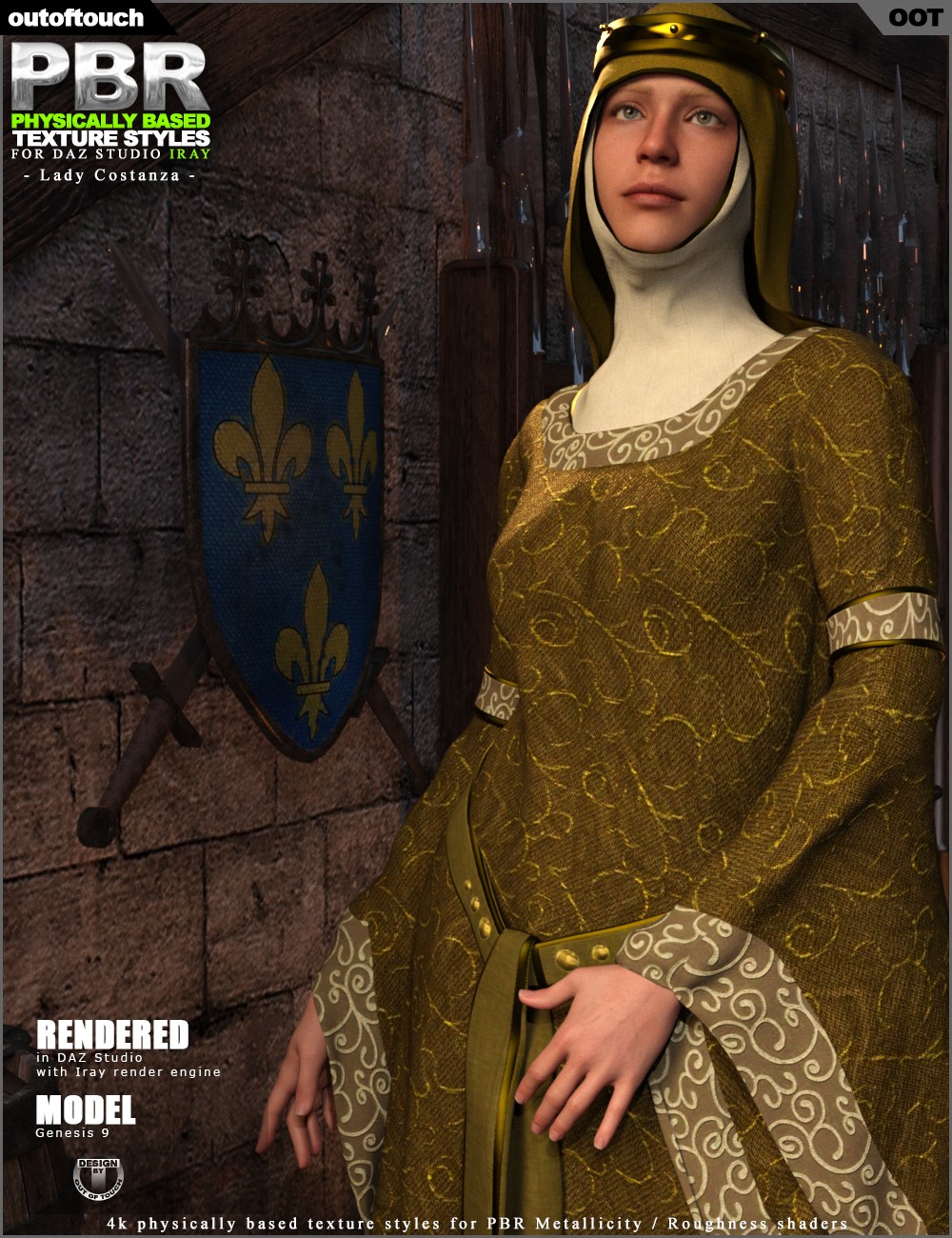 OOT PBR Texture Styles for Lady Costanza by N/A