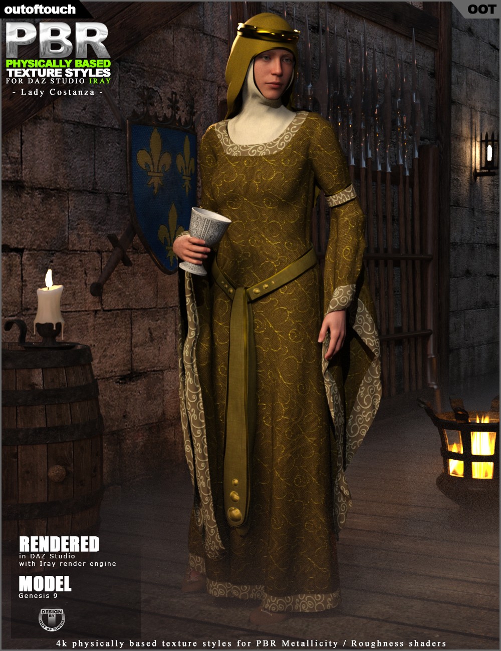 OOT PBR Texture Styles for Lady Costanza by N/A