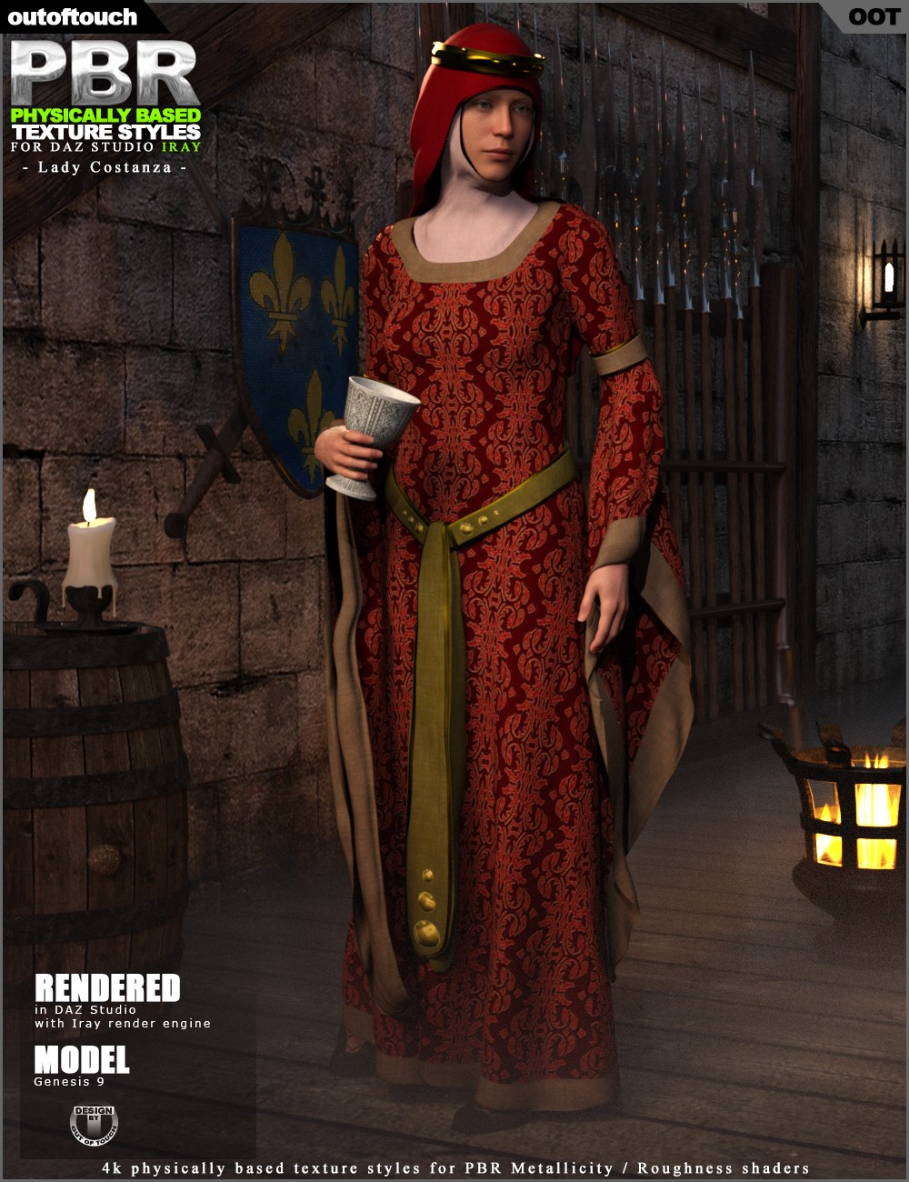 OOT PBR Texture Styles for Lady Costanza by N/A