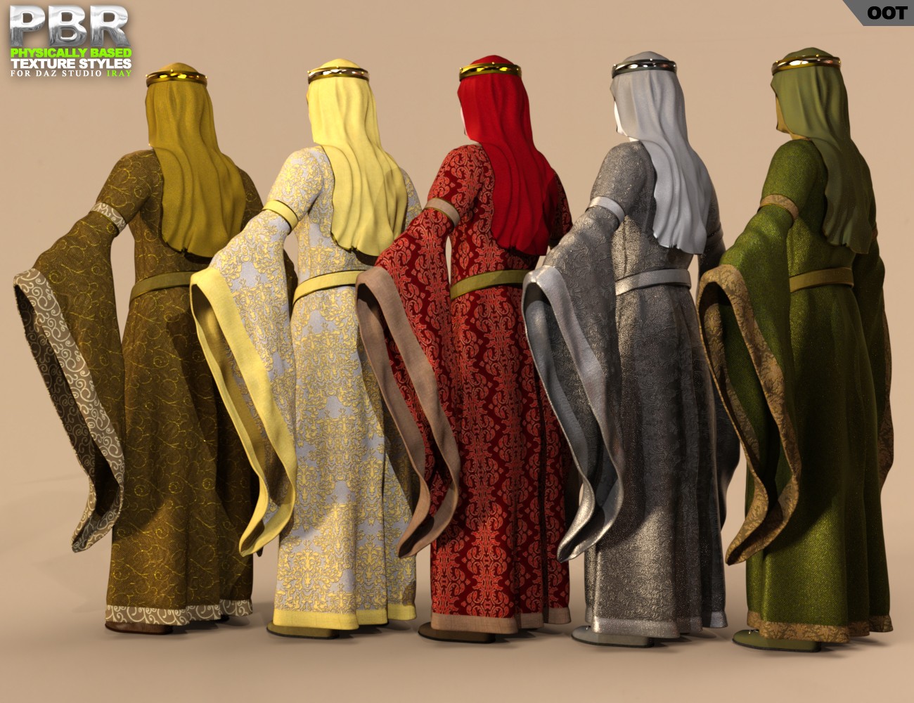 OOT PBR Texture Styles for Lady Costanza by N/A