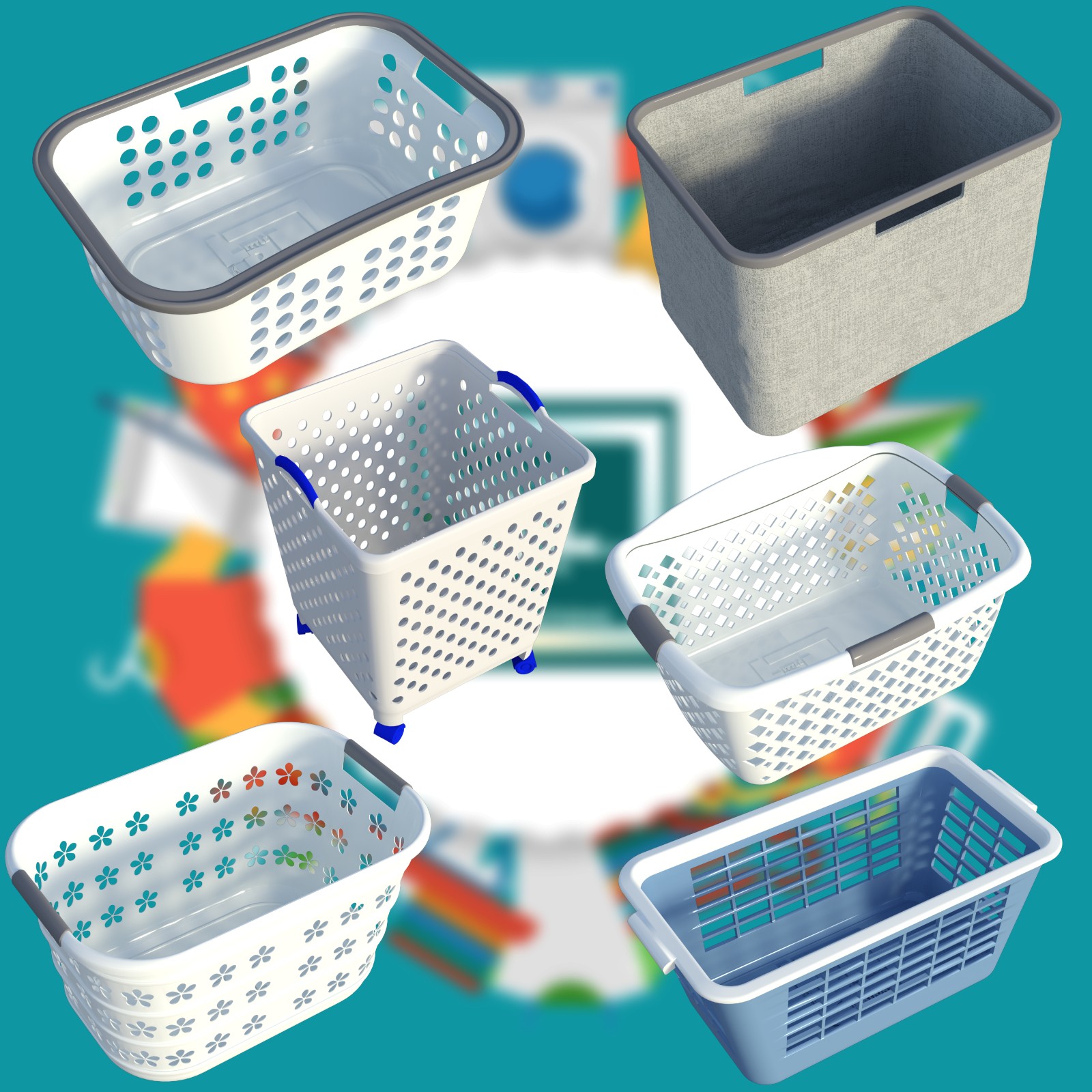 Laundry Basket by N/A