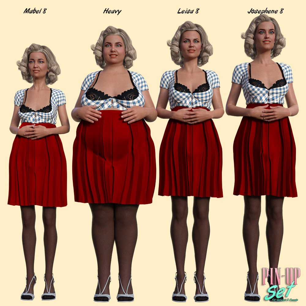 Pin-Up Set for G8F by N/A