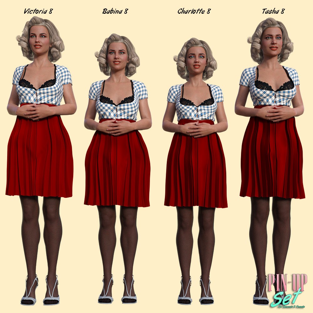 Pin-Up Set for G8F by N/A