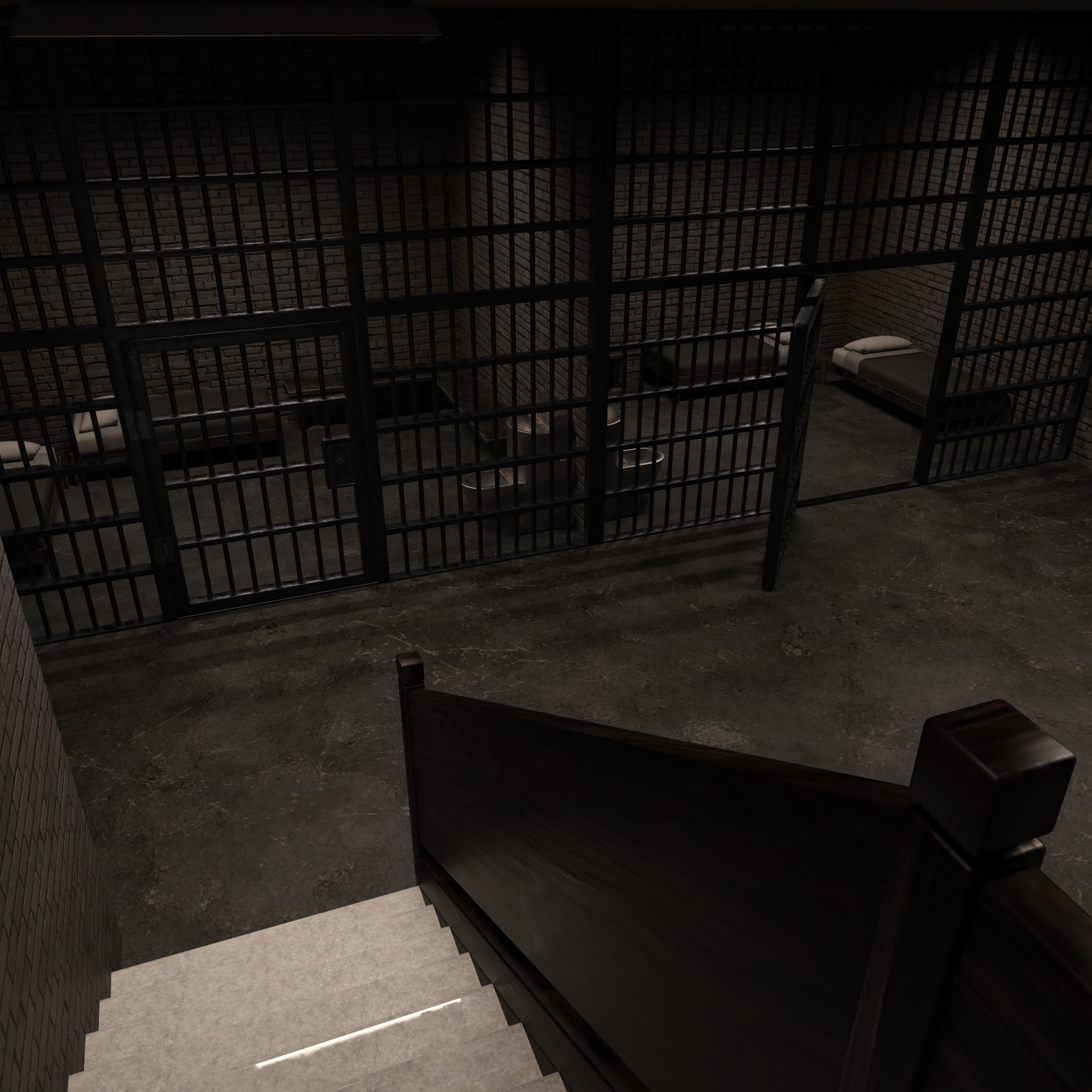Police Station Holding Cells by N/A