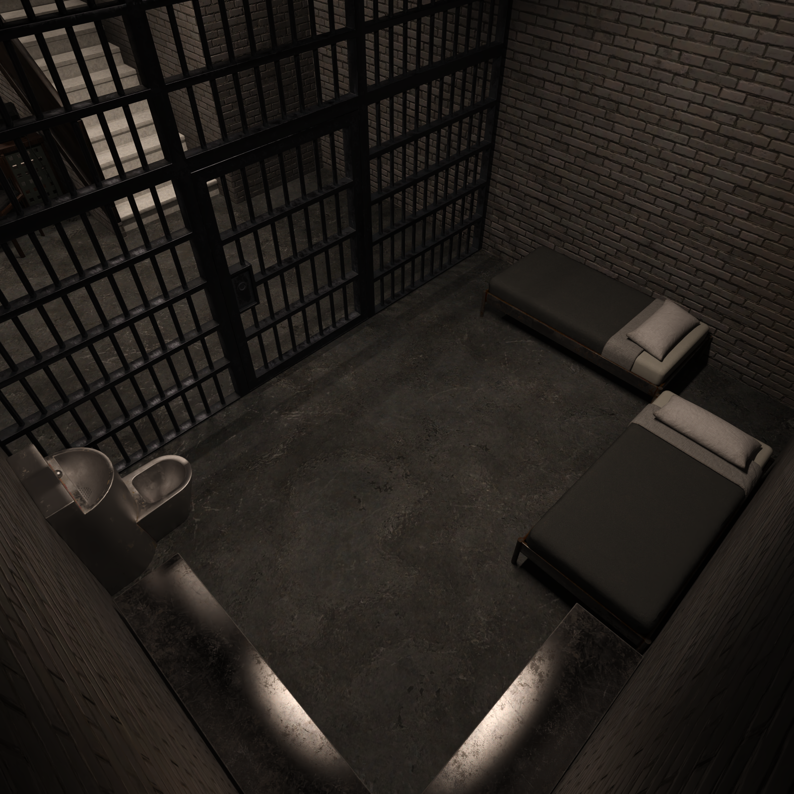 Police Station Holding Cells by N/A