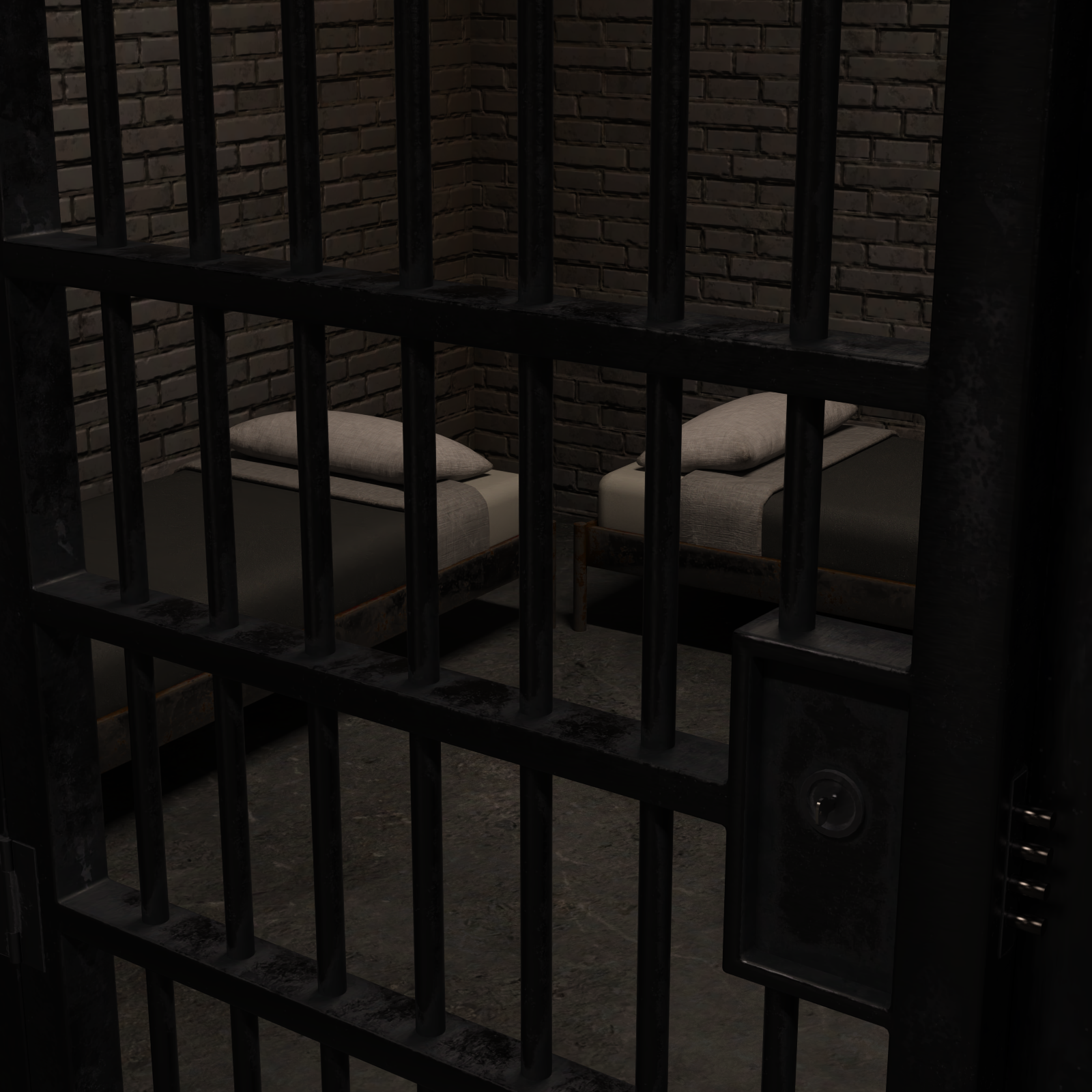 Police Station Holding Cells by N/A