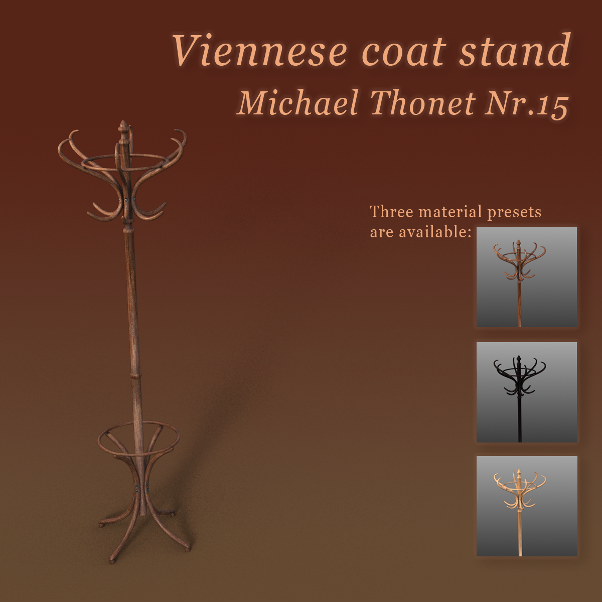 Furniture set for Viennese cafe by N/A