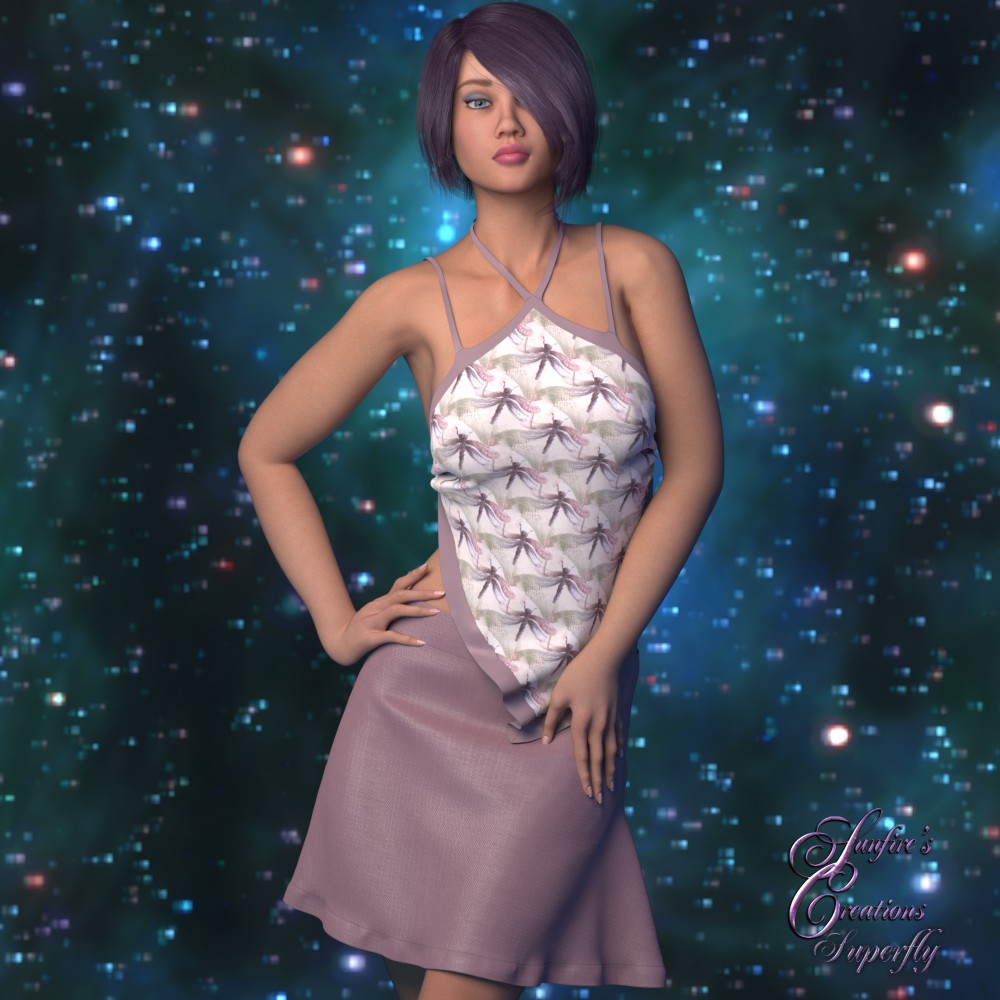 American for Hankie Tank Outfit for La Femme by N/A