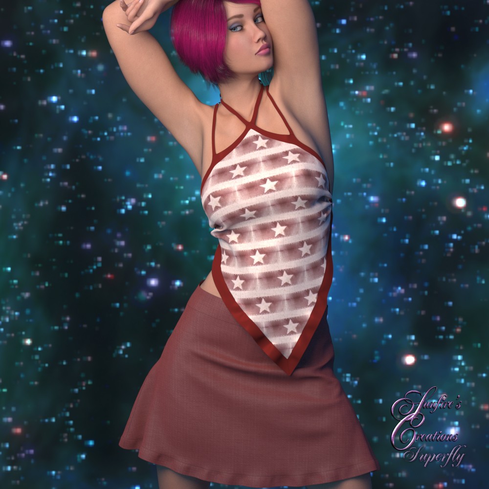 American for Hankie Tank Outfit for La Femme by N/A