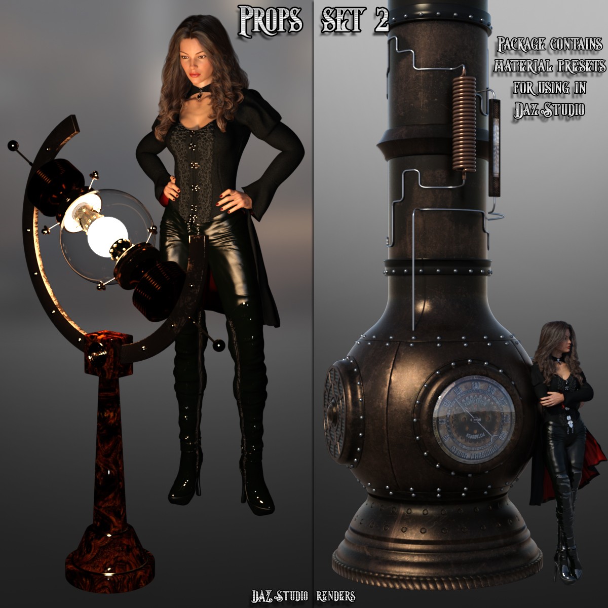 AJ Steampunk Props Set 2 by N/A