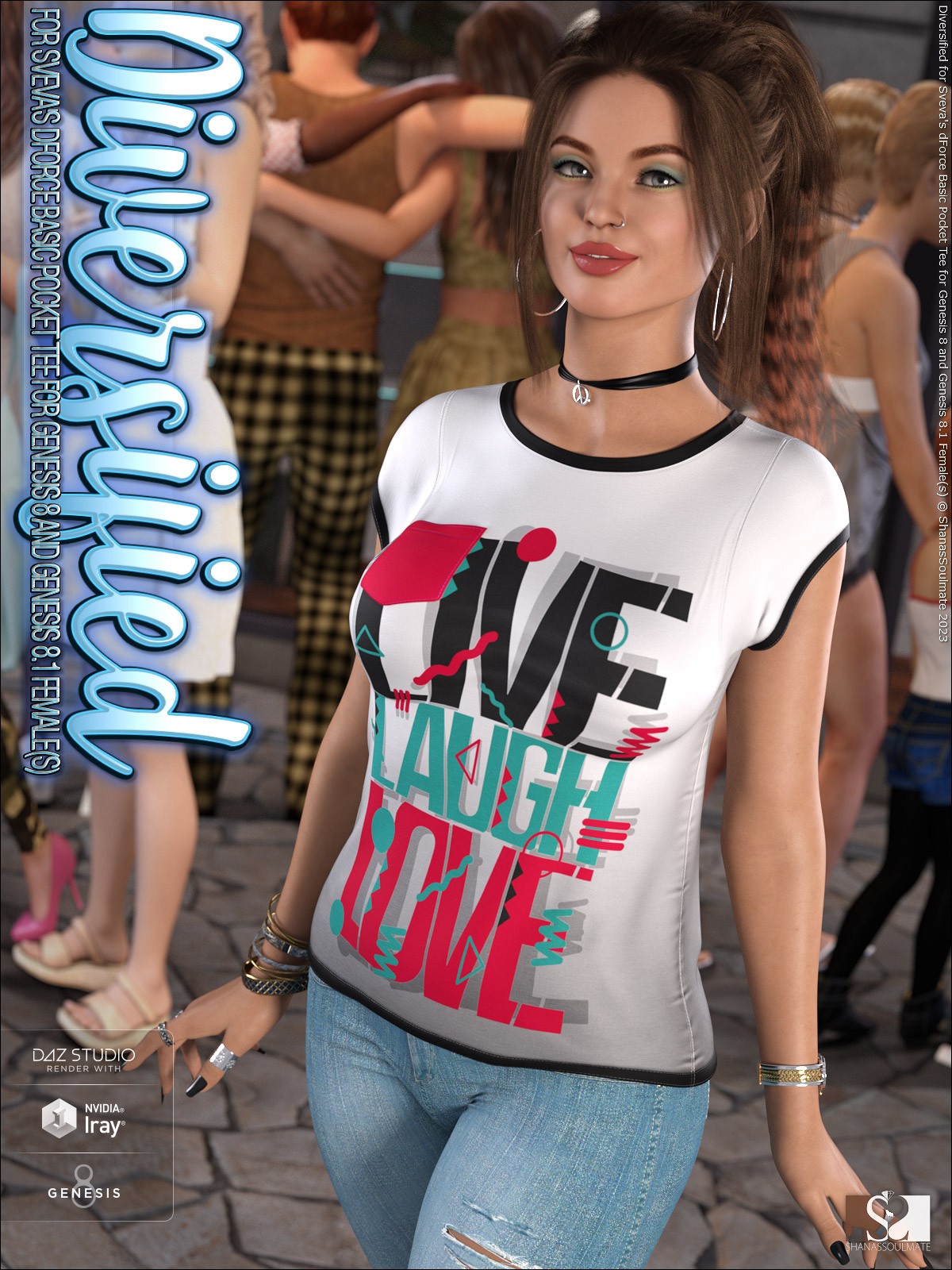Diversified for dForce Basic Pocket Tee for G8G8.1F by N/A