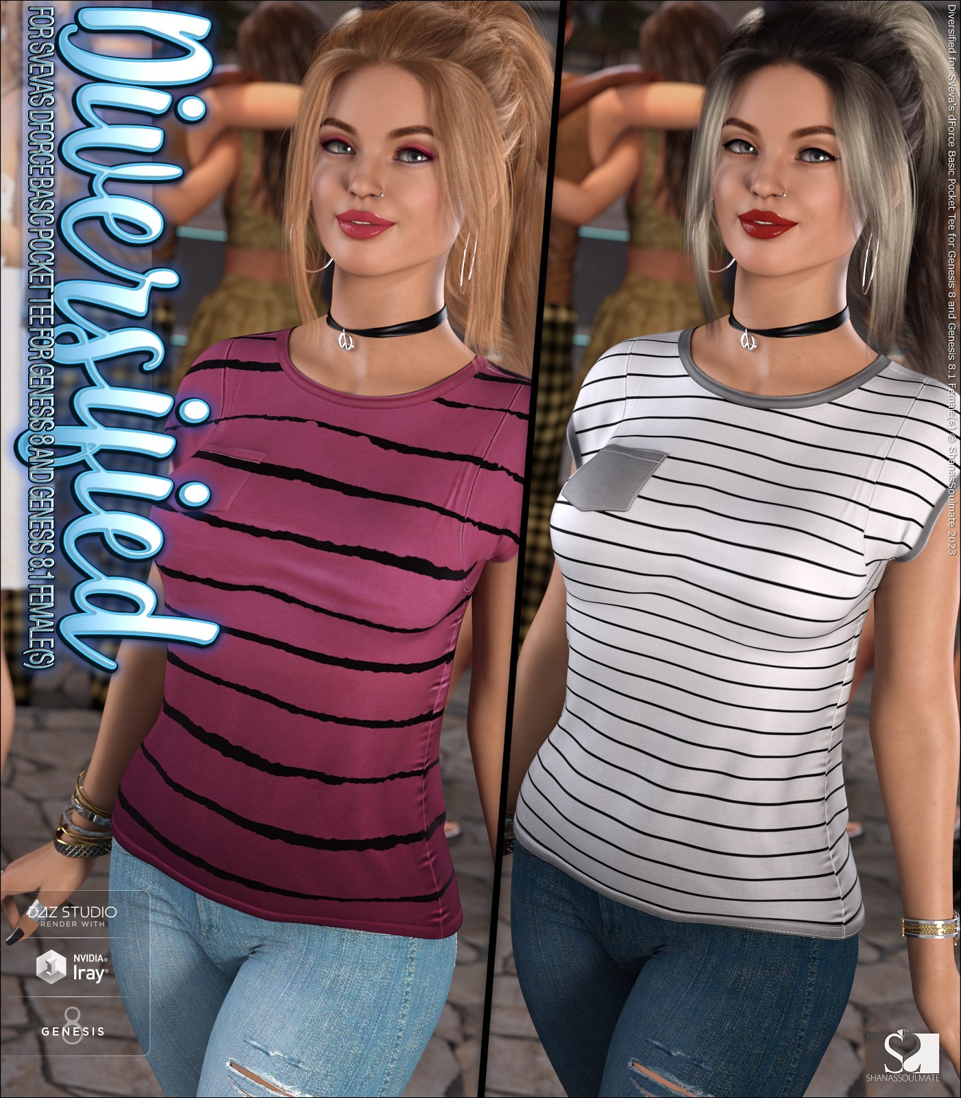 Diversified for dForce Basic Pocket Tee for G8G8.1F by N/A