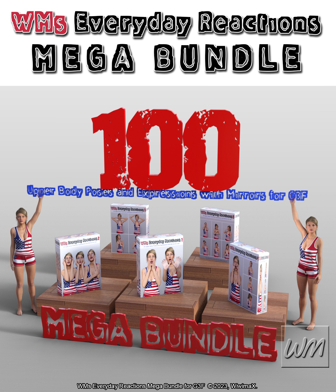 WMs Everyday Reactions MEGA BUNDLE for G3F by N/A