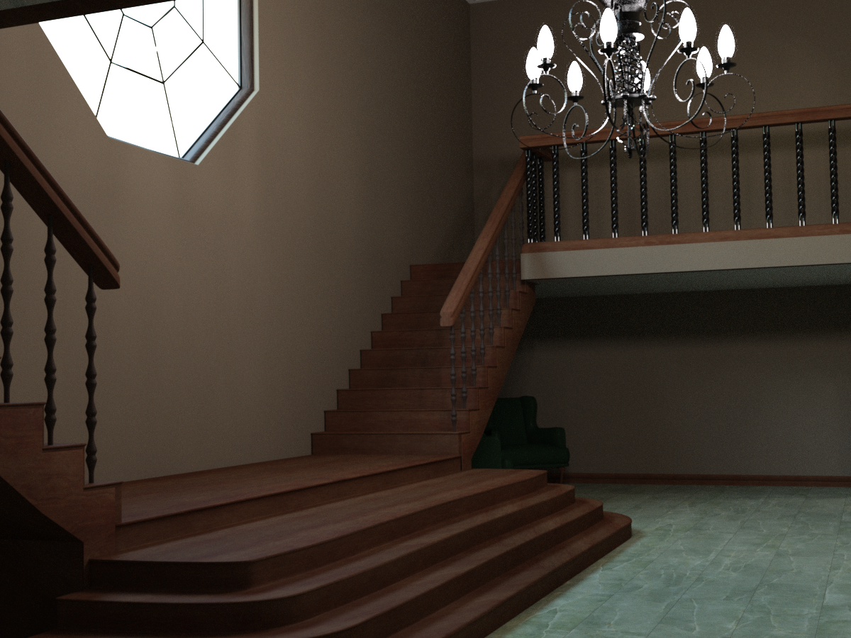 Two Floor Library Scene - Interior Only by N/A