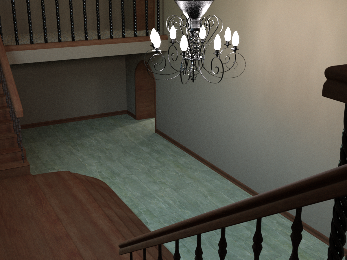 Two Floor Library Scene - Interior Only by N/A