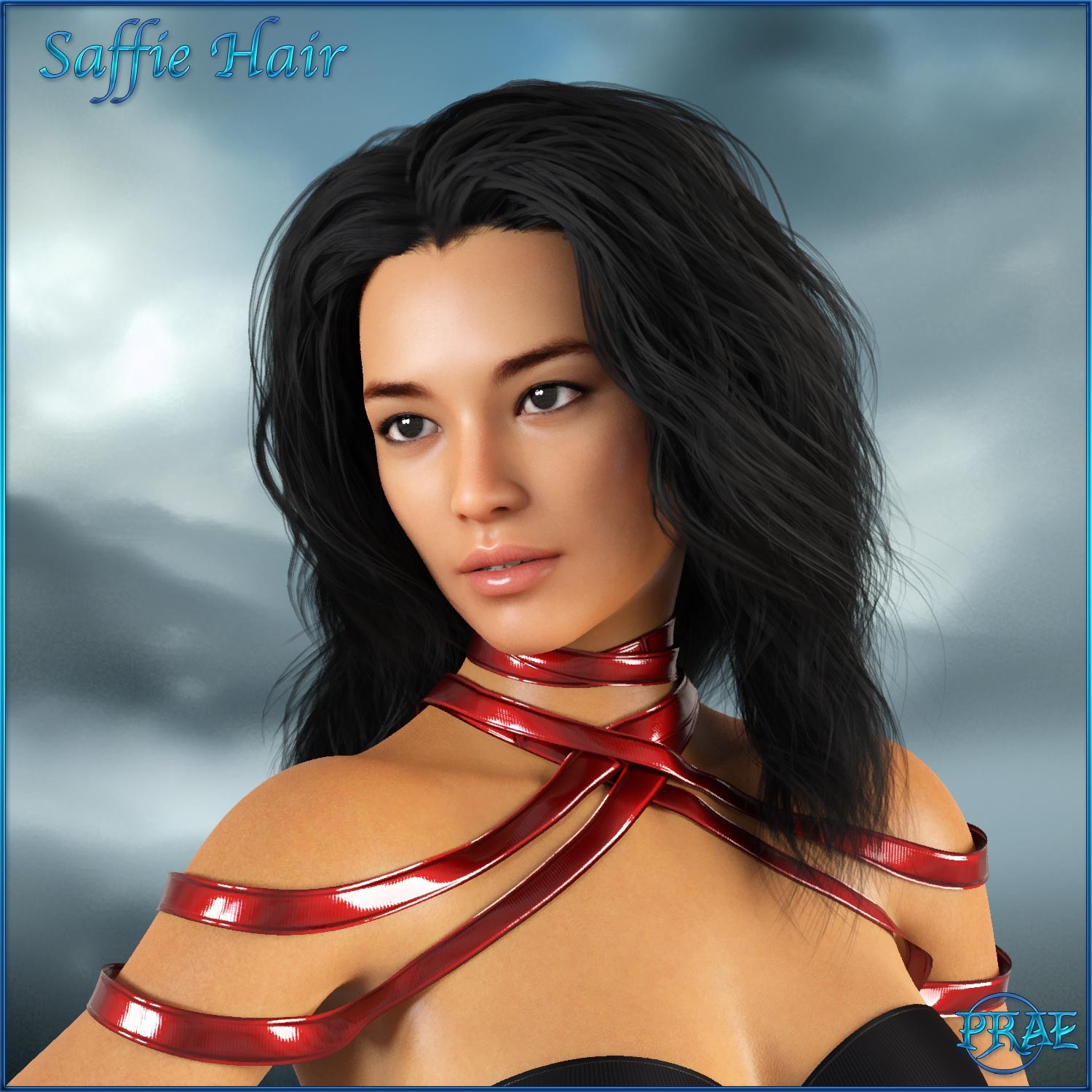 Prae-Saffie Hair For G8 G9 Daz by N/A