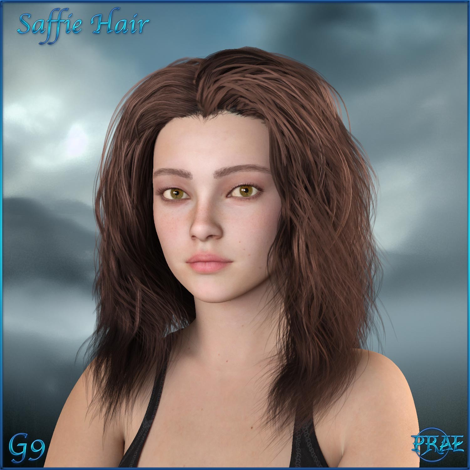 Prae-Saffie Hair For G8 G9 Daz by N/A