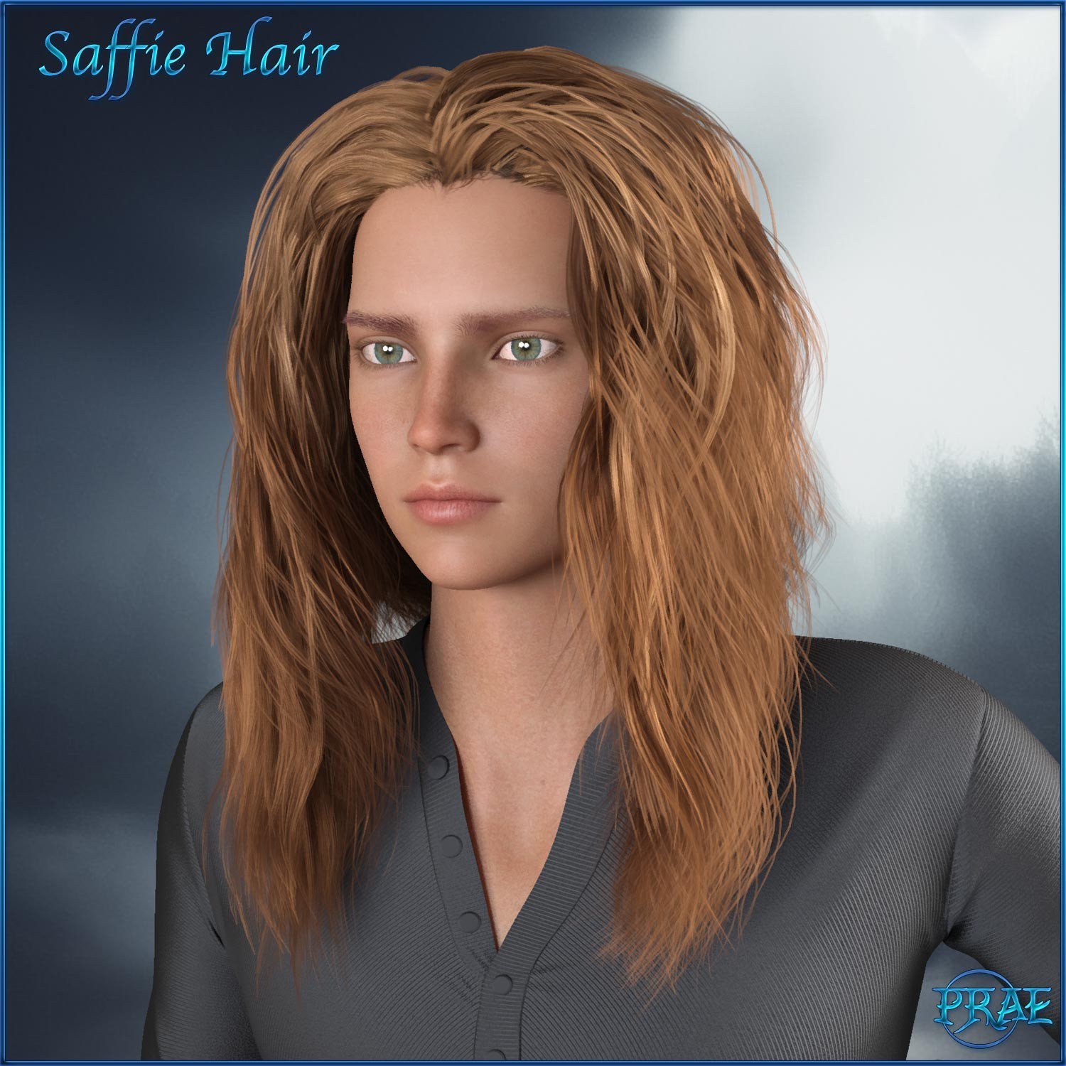 Prae-Saffie Hair For G8 G9 Daz by N/A