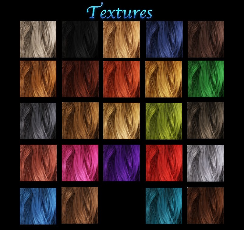 Prae-Saffie Hair For G8 G9 Daz by N/A