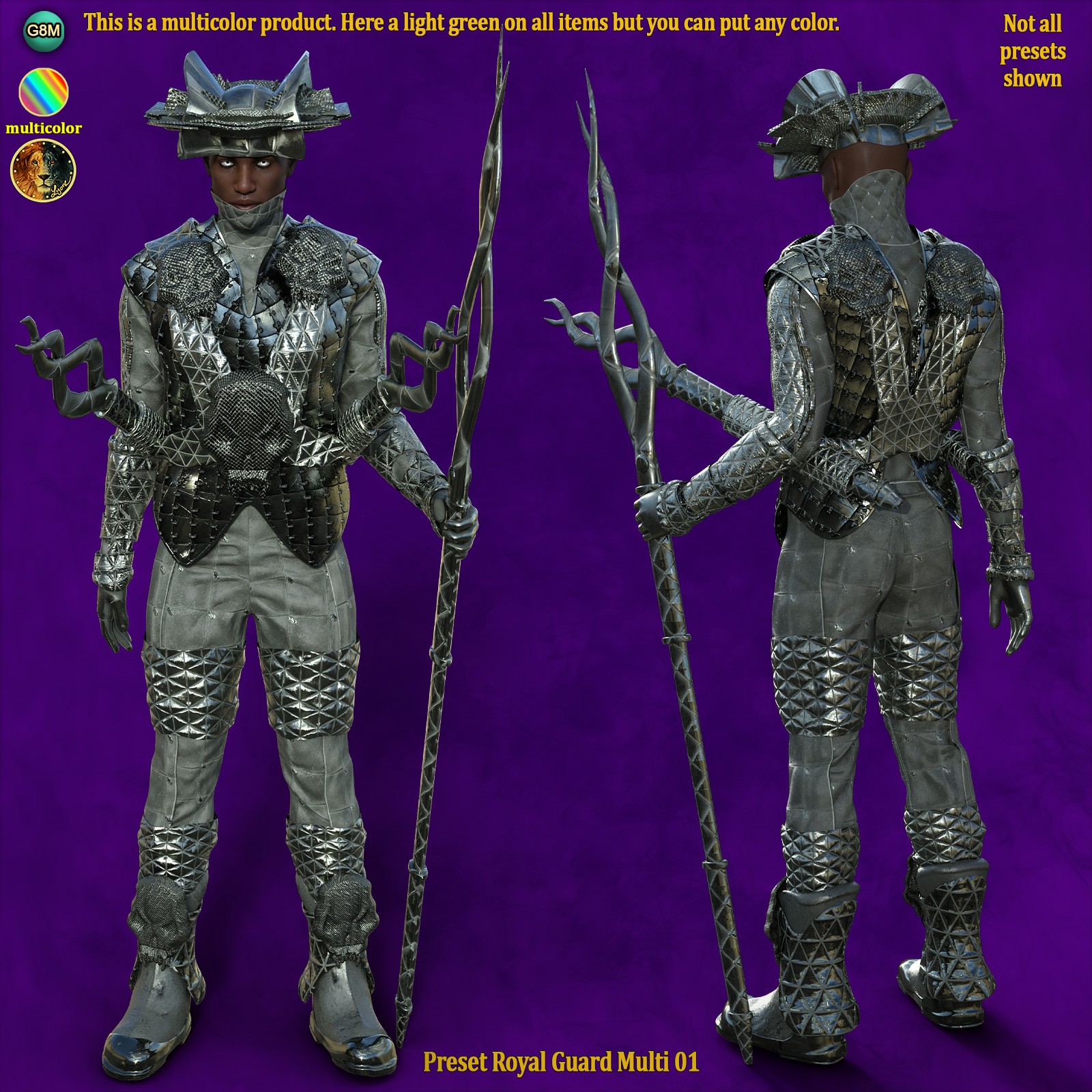 Royal Multicolor for the Guardian Outfit by N/A