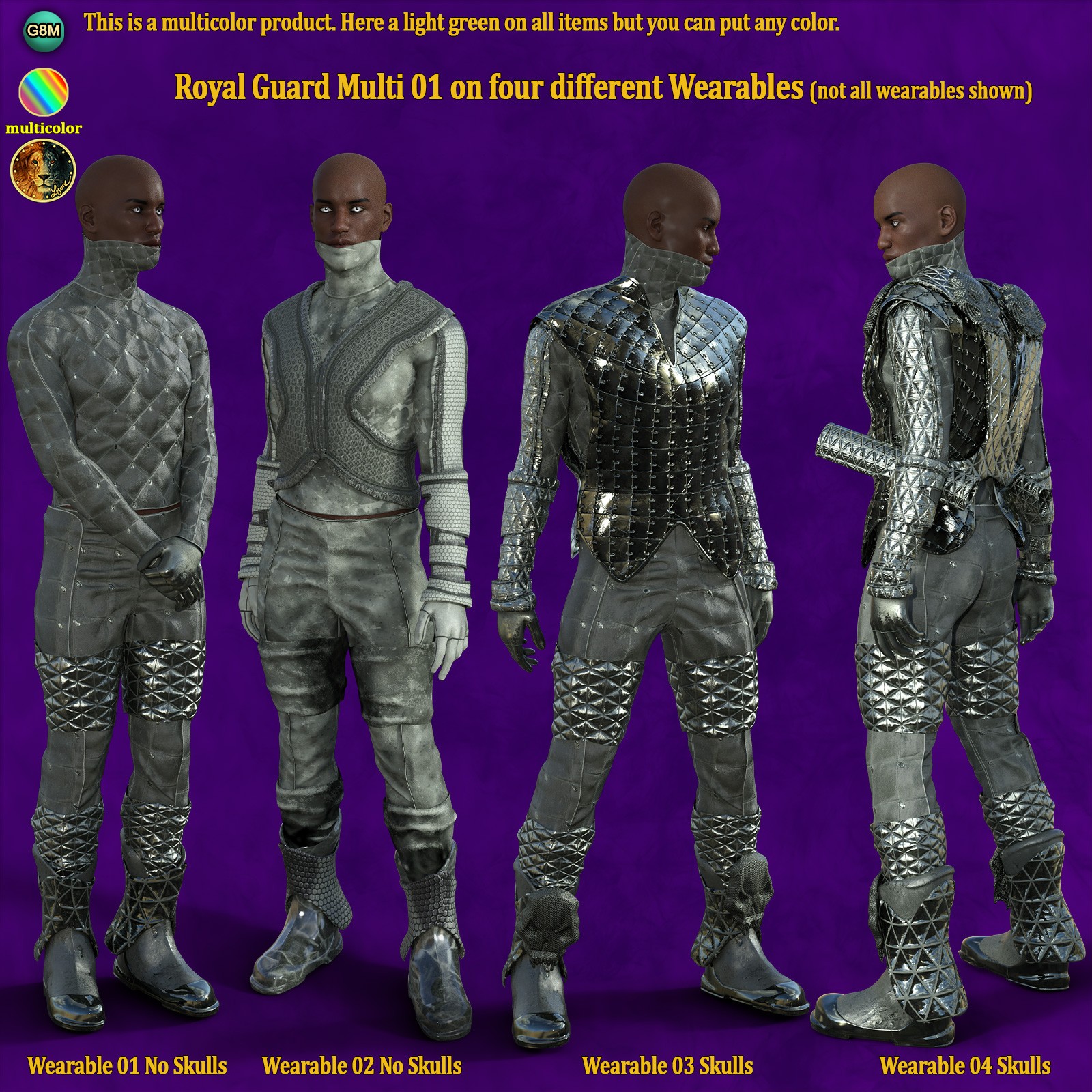 Royal Multicolor for the Guardian Outfit by N/A