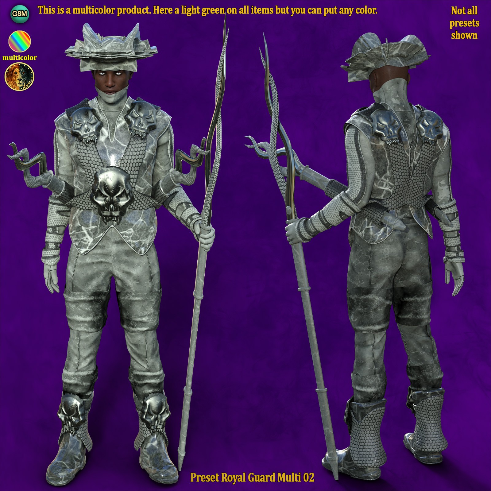 Royal Multicolor for the Guardian Outfit by N/A