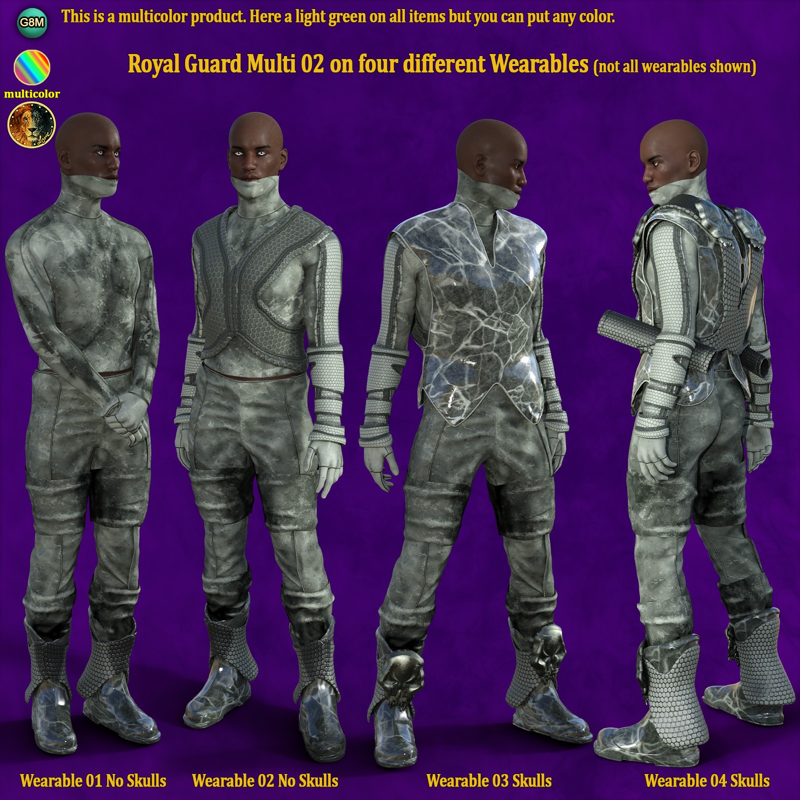 Royal Multicolor for the Guardian Outfit by N/A