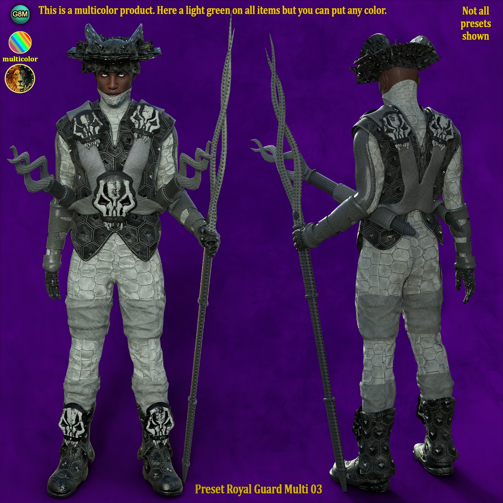 Royal Multicolor for the Guardian Outfit by N/A