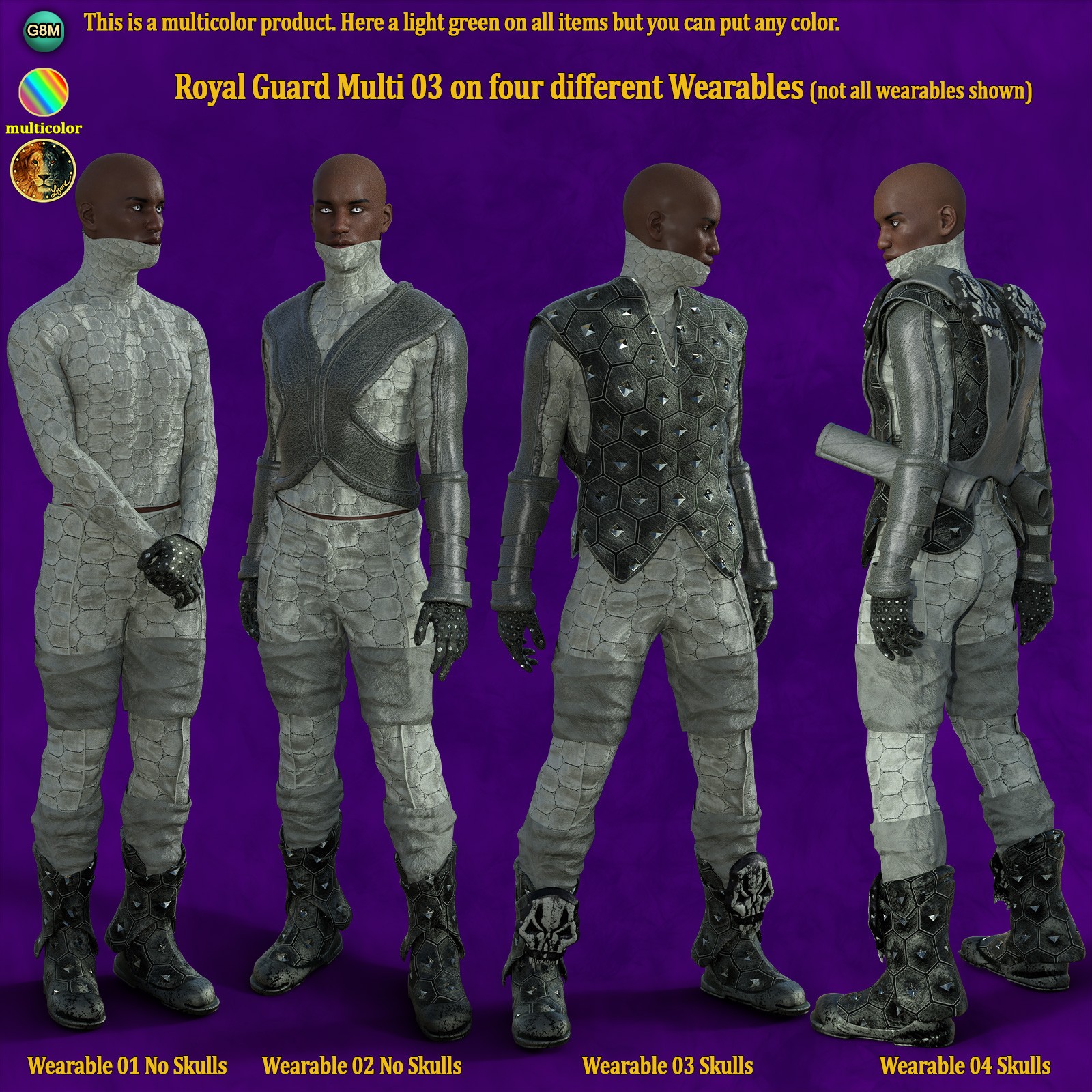 Royal Multicolor for the Guardian Outfit by N/A