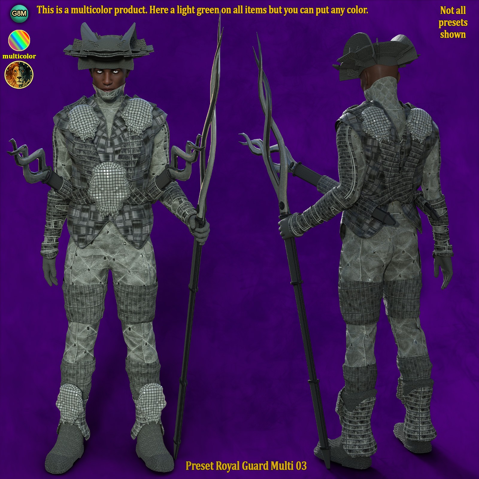 Royal Multicolor for the Guardian Outfit by N/A