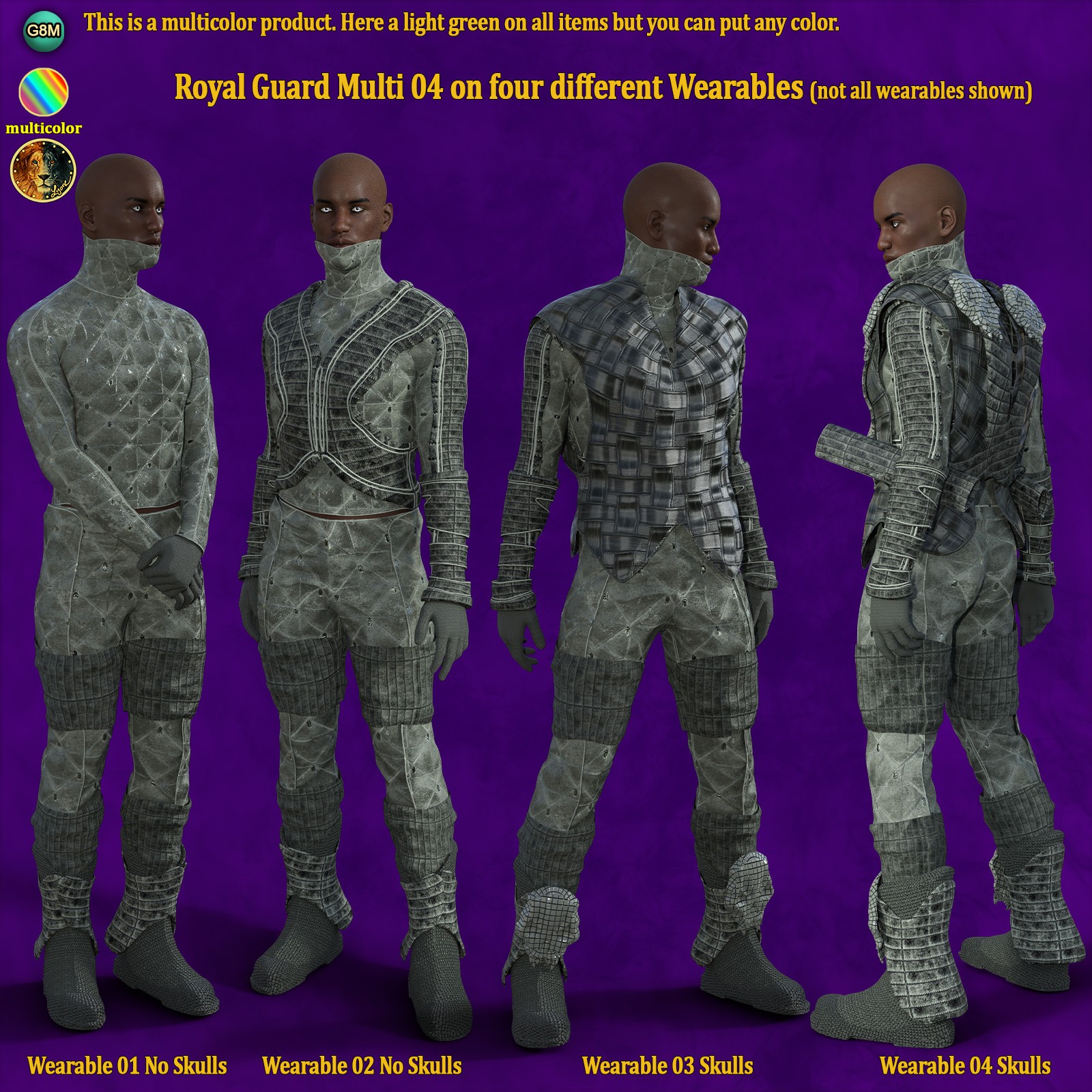 Royal Multicolor for the Guardian Outfit by N/A