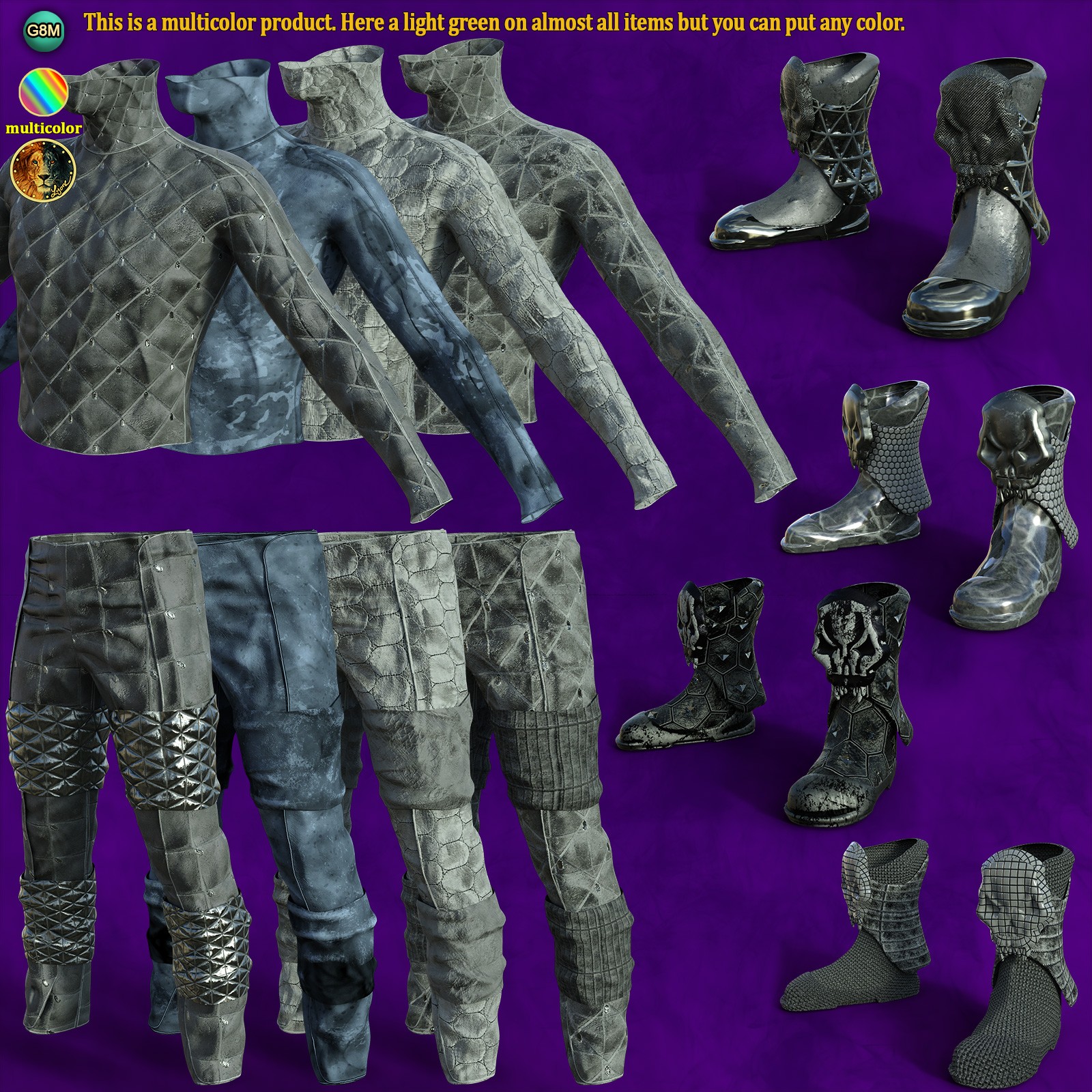 Royal Multicolor for the Guardian Outfit by N/A